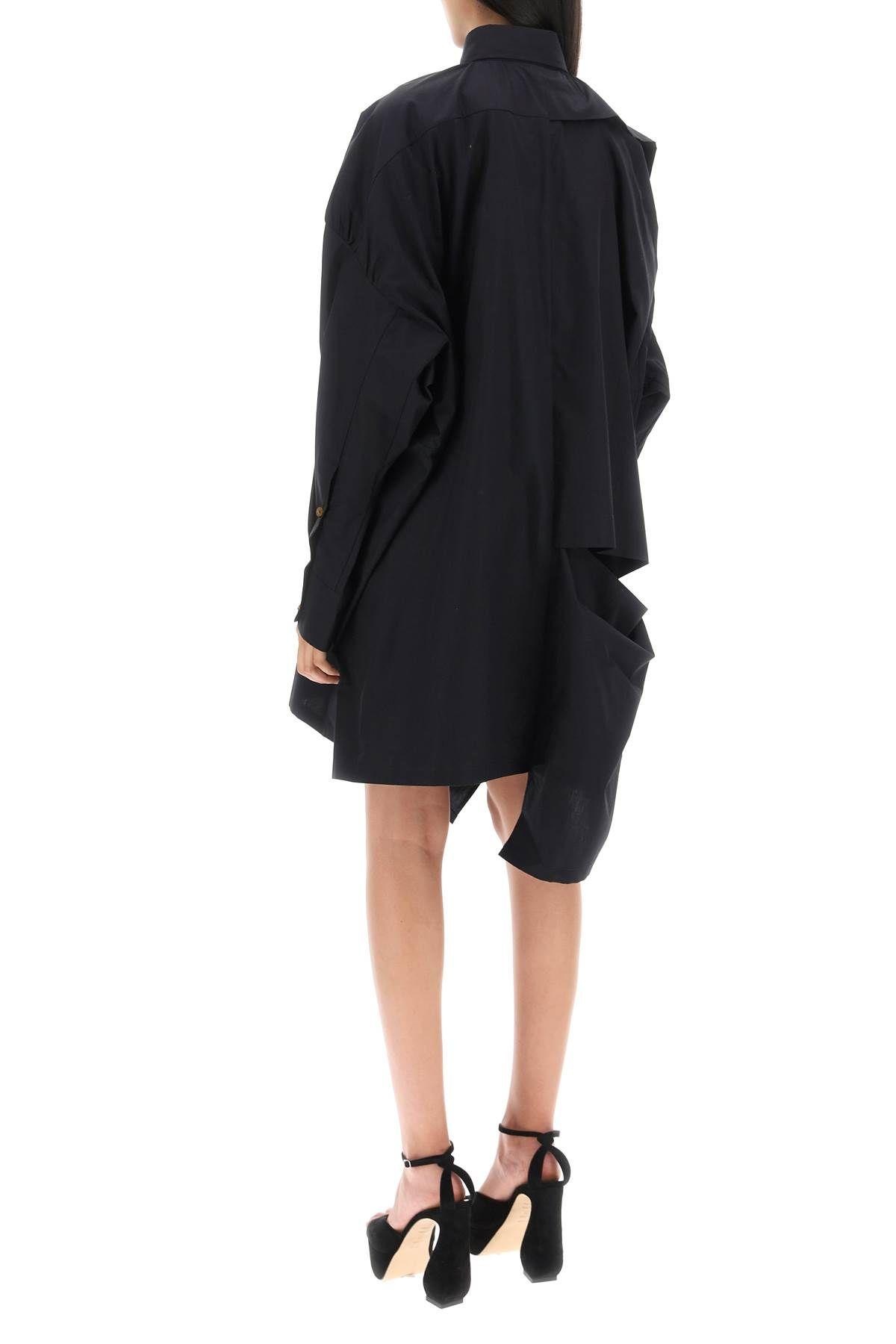 Gibbon asymmetric shirt dress with cut-outs Vivienne Westwood - 4