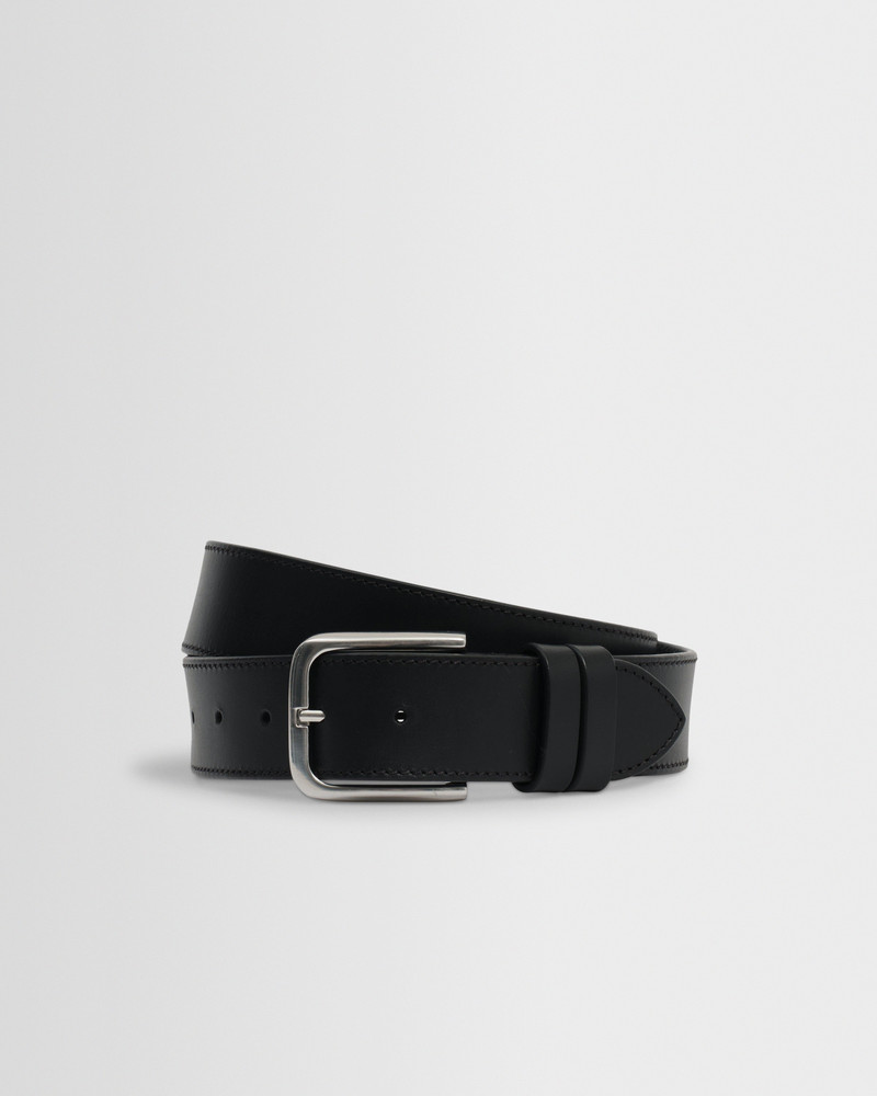 Paton - Black Leather Belt 1