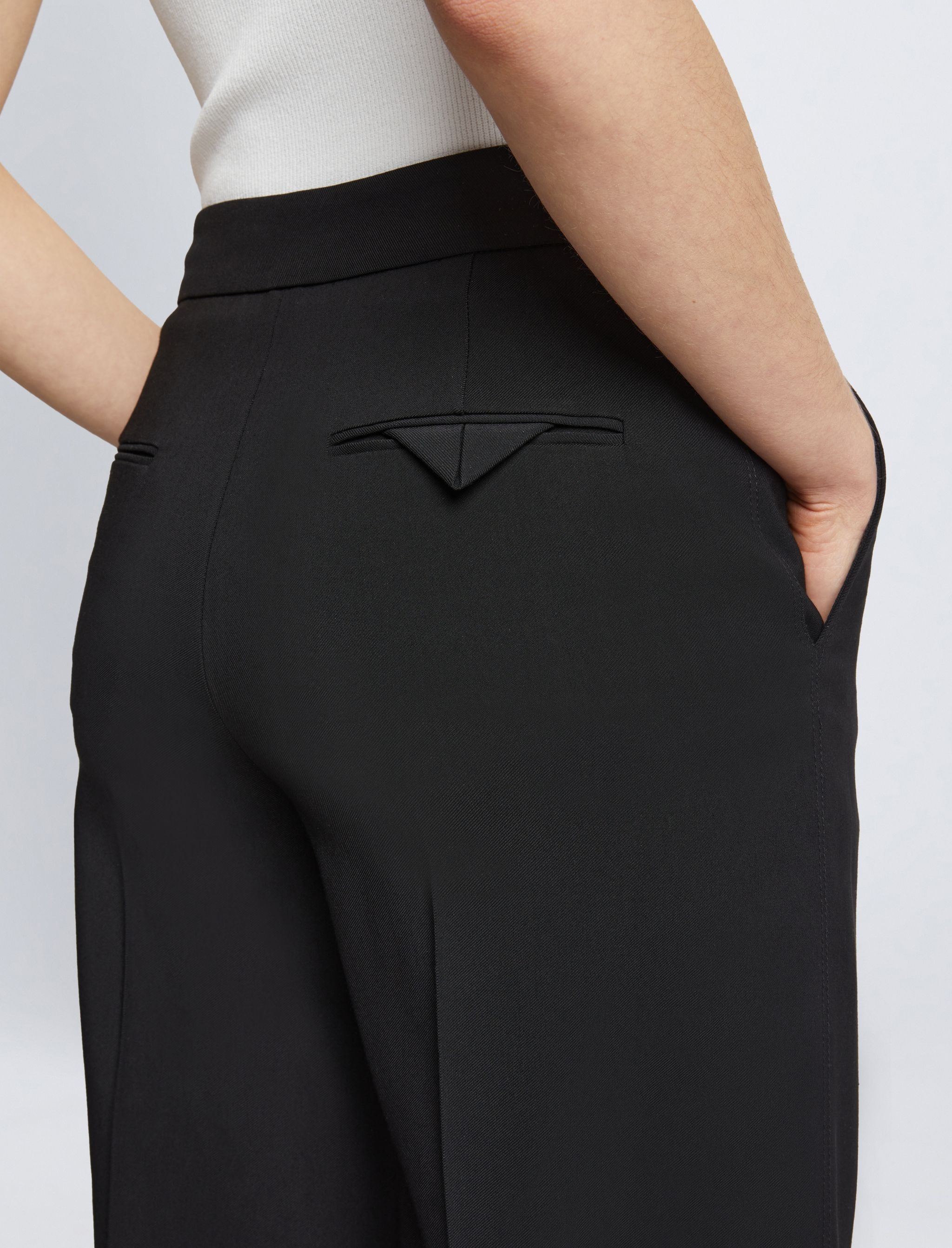 Viscose Suiting Pants - 5