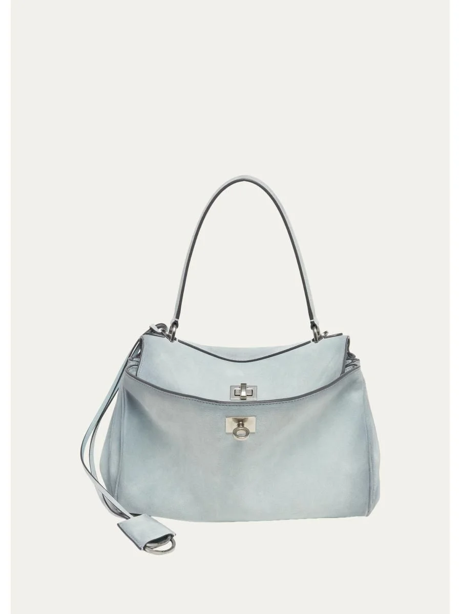 Rodeo Small Suede Top-Handle Bag - 1