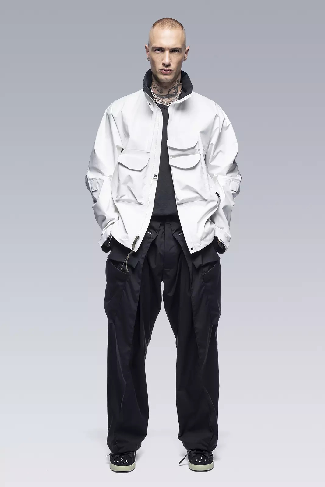J28-GT 3L Gore-Tex Pro Interops Jacket WHITE - 11