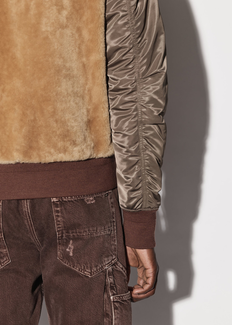 SHEARLING BOMBER JACKET 12