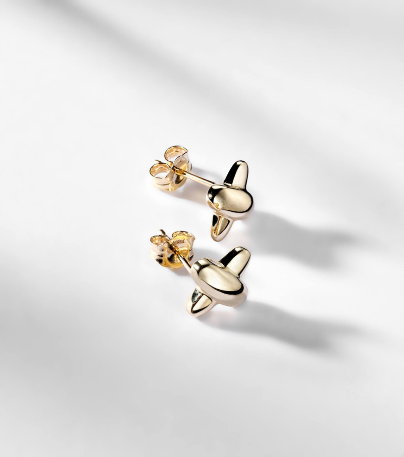 Golden Kisses 14kt gold earrings 5