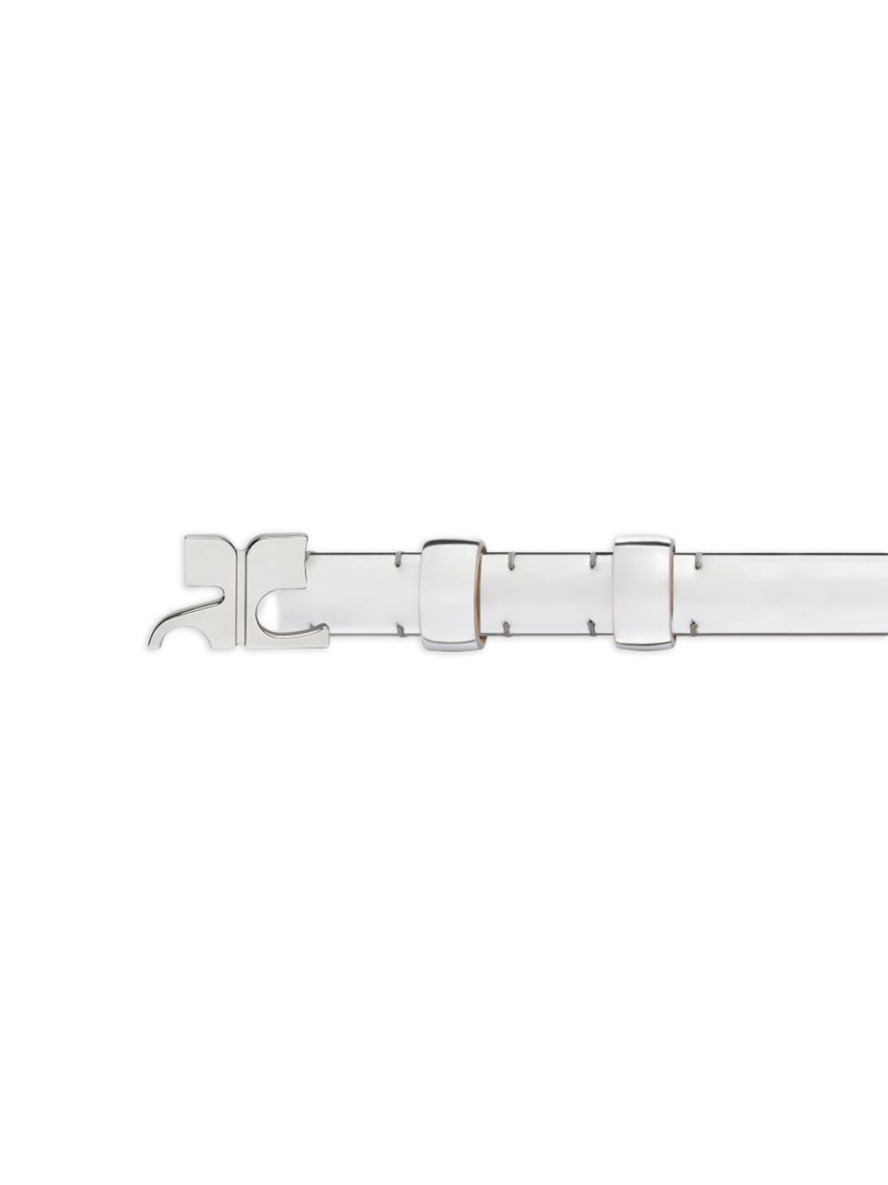 Mirror reversible leather belt 3