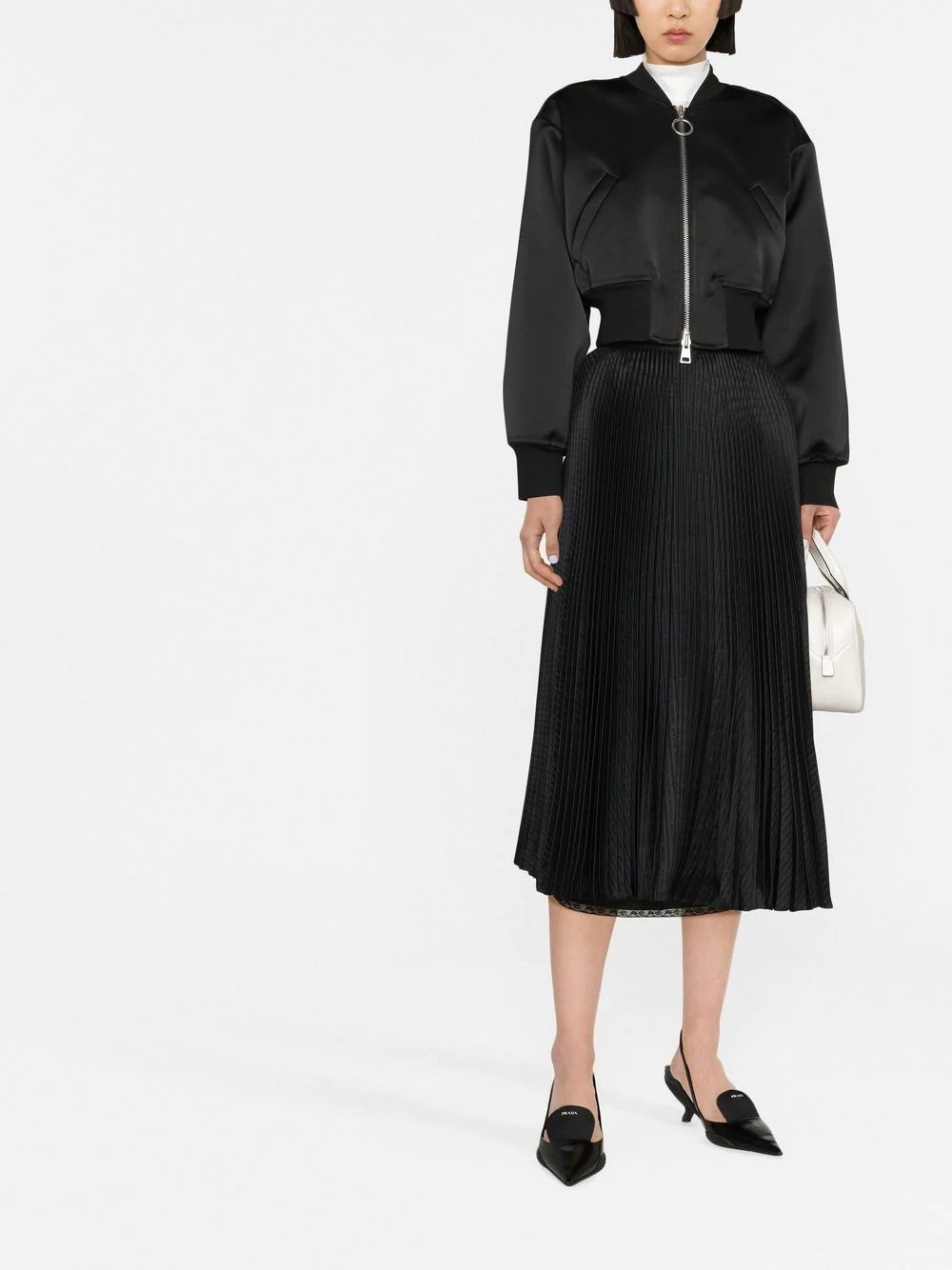 high-waisted pleated skirt - 2