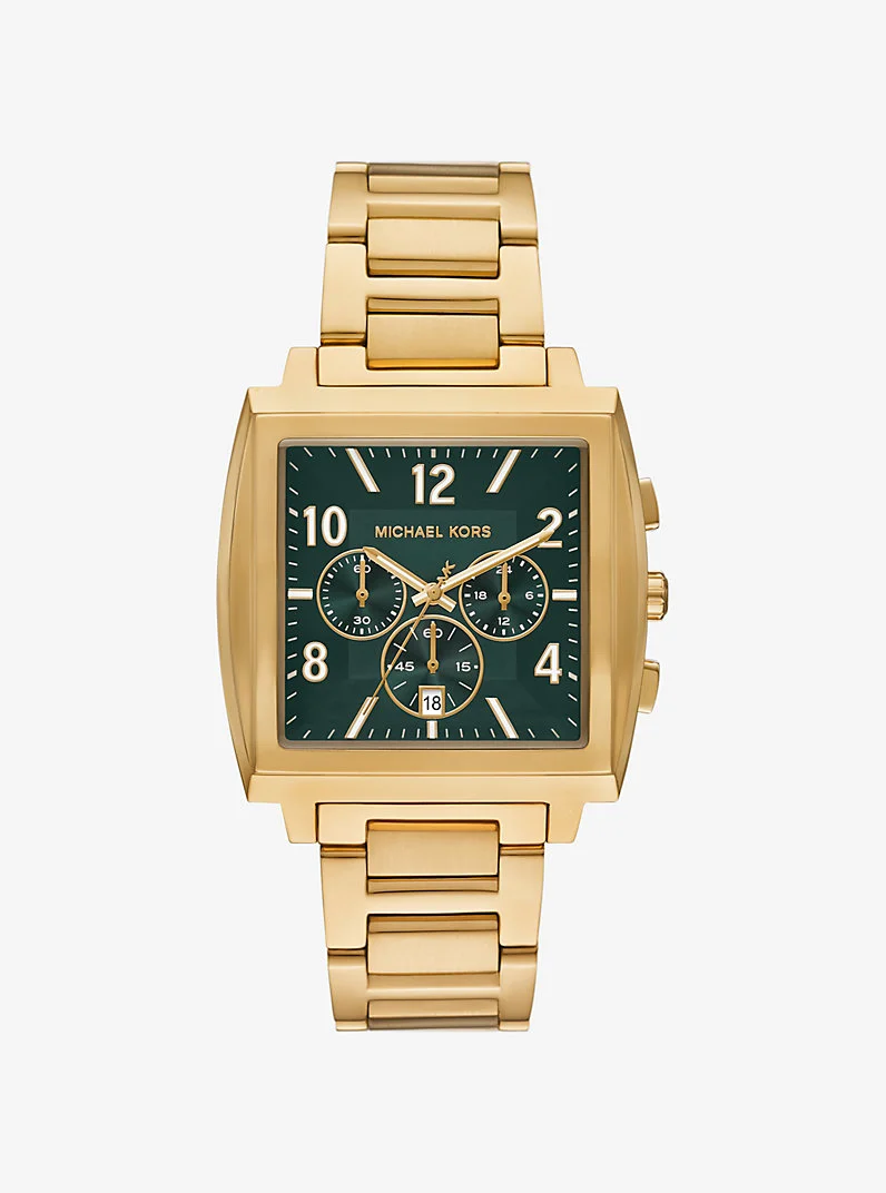 Oversized Rhys Gold-Tone Watch - 1