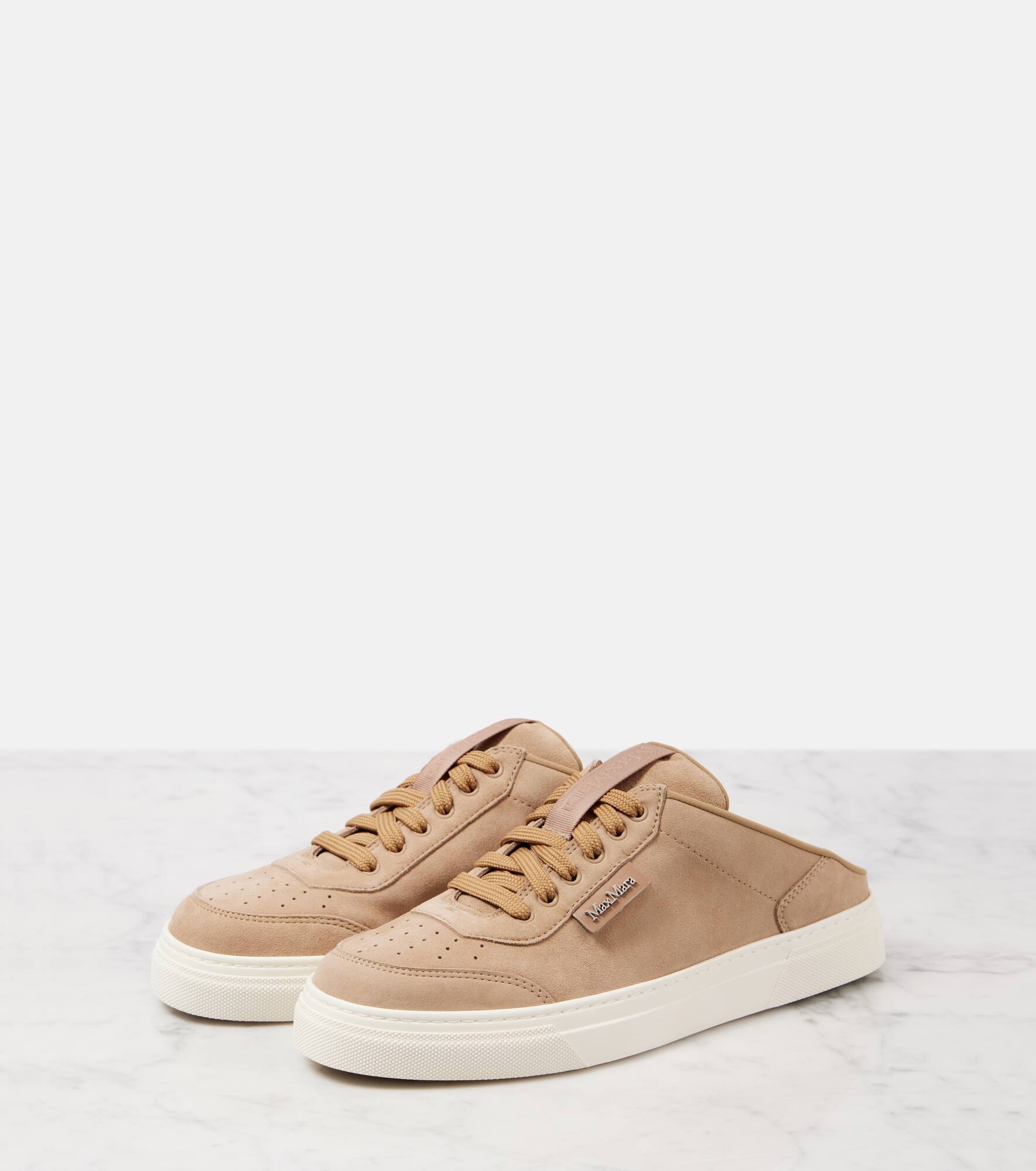 Slides suede sneakers - 4