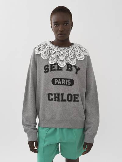 See by Chloé LACE COLLAR SWEATSHIRT outlook