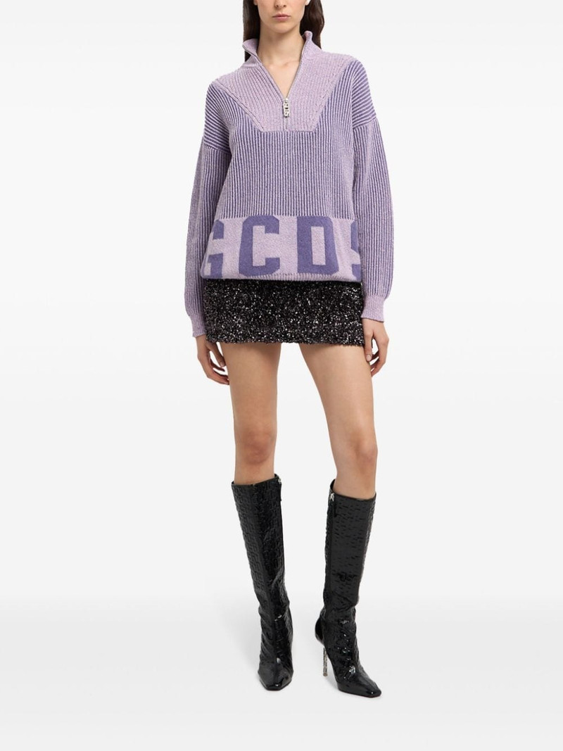 GCDS half-zip jumper outlook