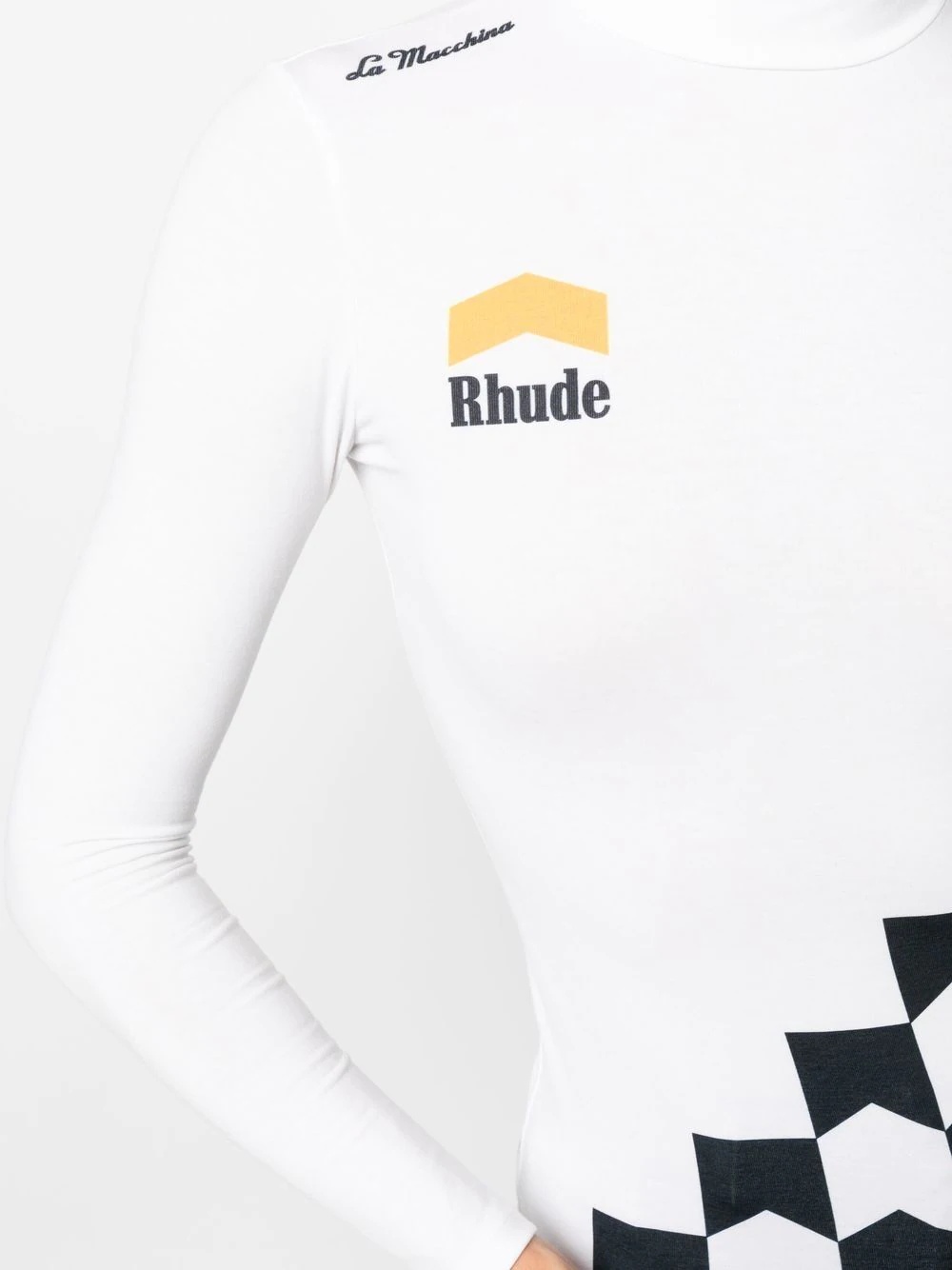 high-neck long-sleeve T-shirt - 5
