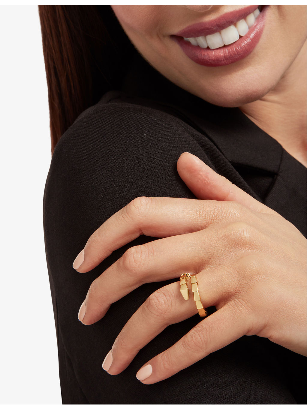 Serpenti Viper 18ct yellow-gold ring - 2