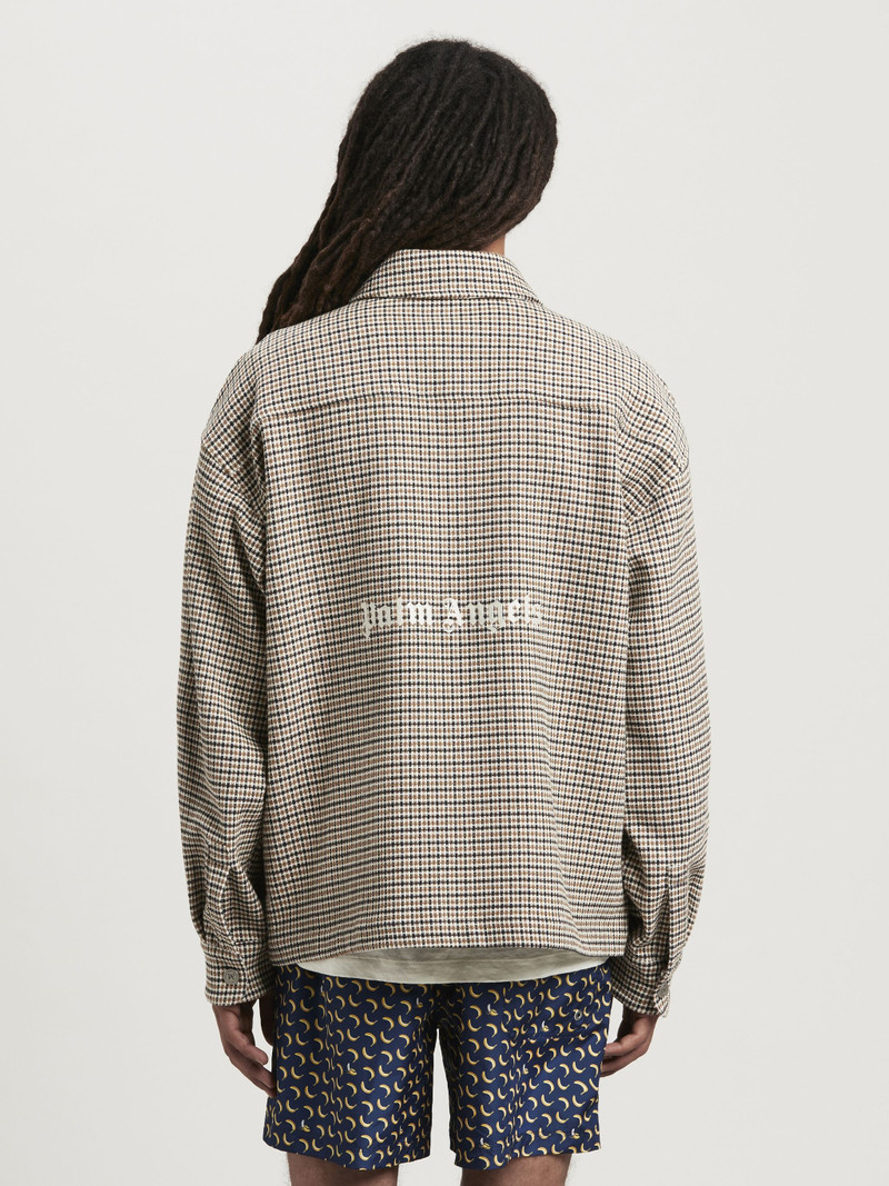 클럽 체크 오버 셔츠 로고 5