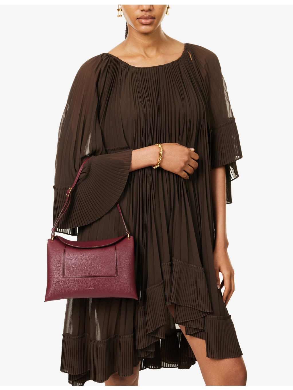 Penelope Slouch Leather Shoulder Bag - 2