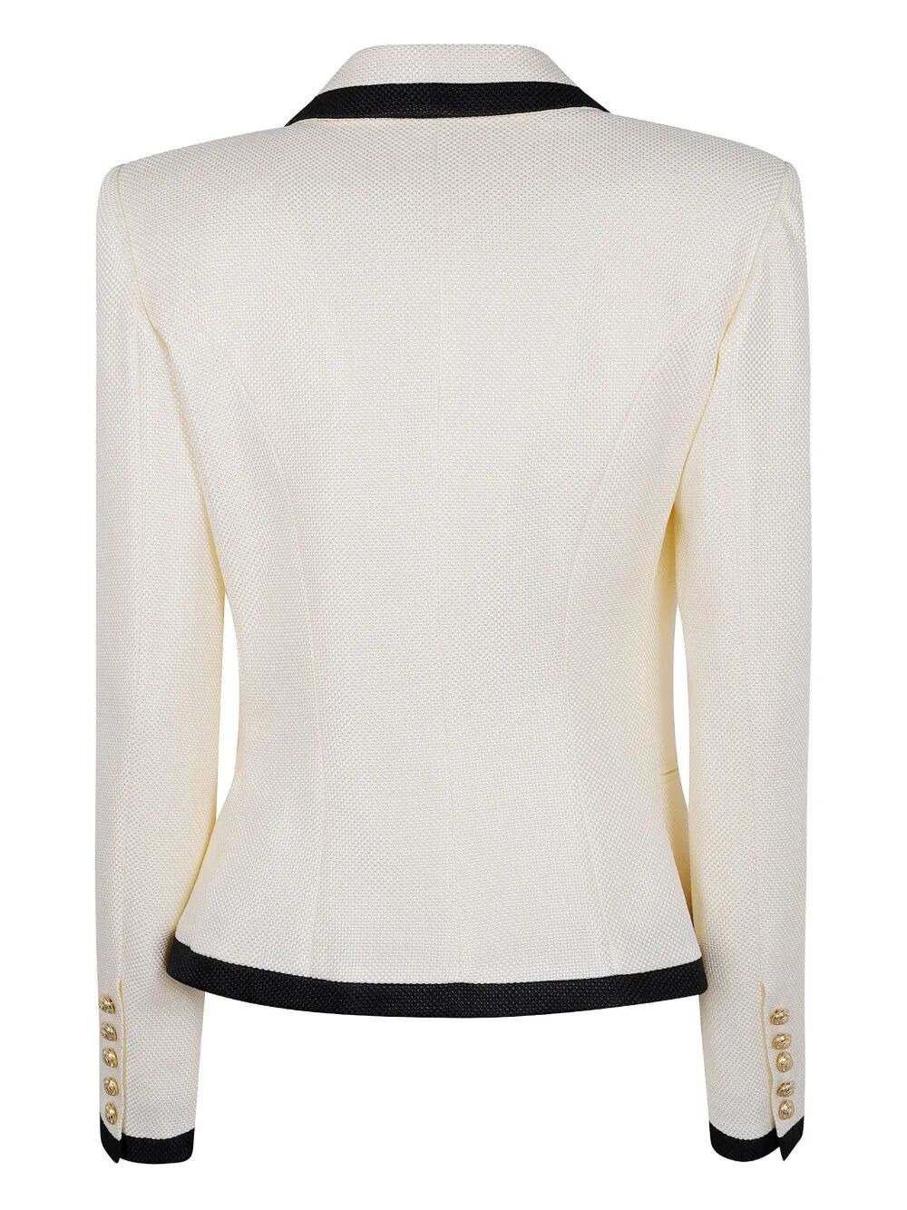Balmain Women One Button Fitted Natte Jacket - 5