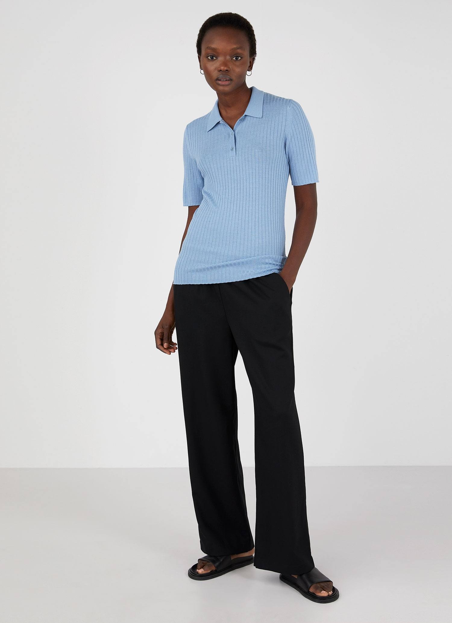 Merino Silk Polo - 3