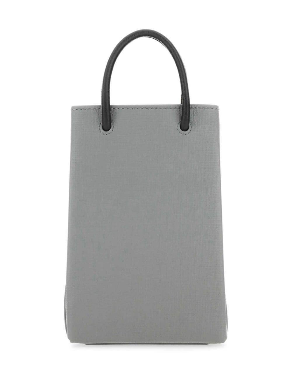 logo-print leather phone case - 2
