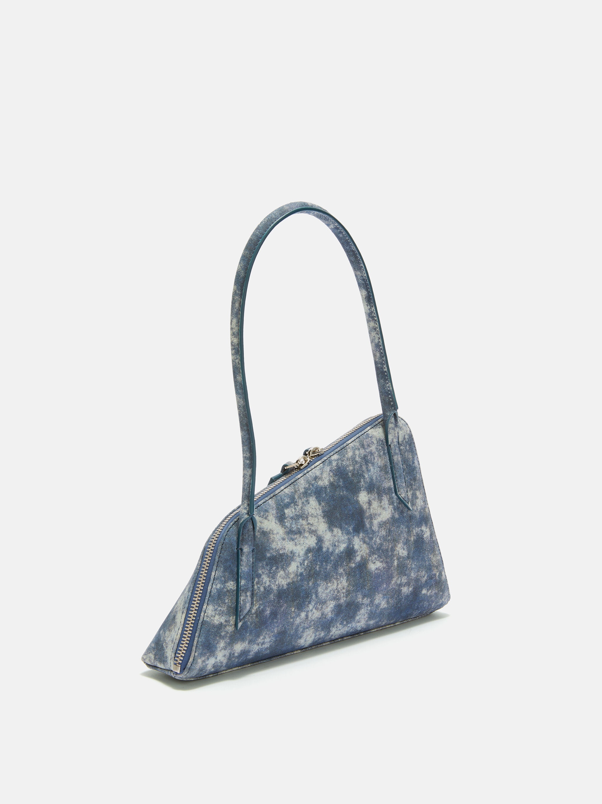 ''SUNRISE'' BLUE DENIM SHOULDER BAG - 3