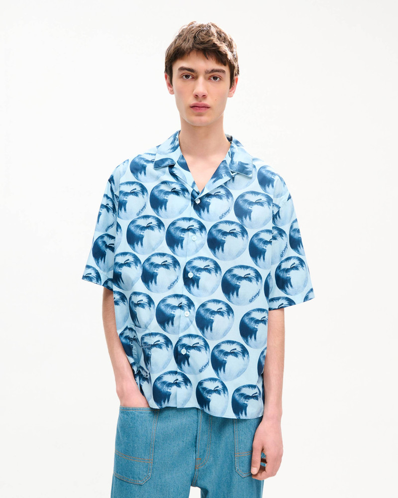 KENZO 'KENZO Apple Pop' haiwaiian short sleeve shirt in cotton outlook