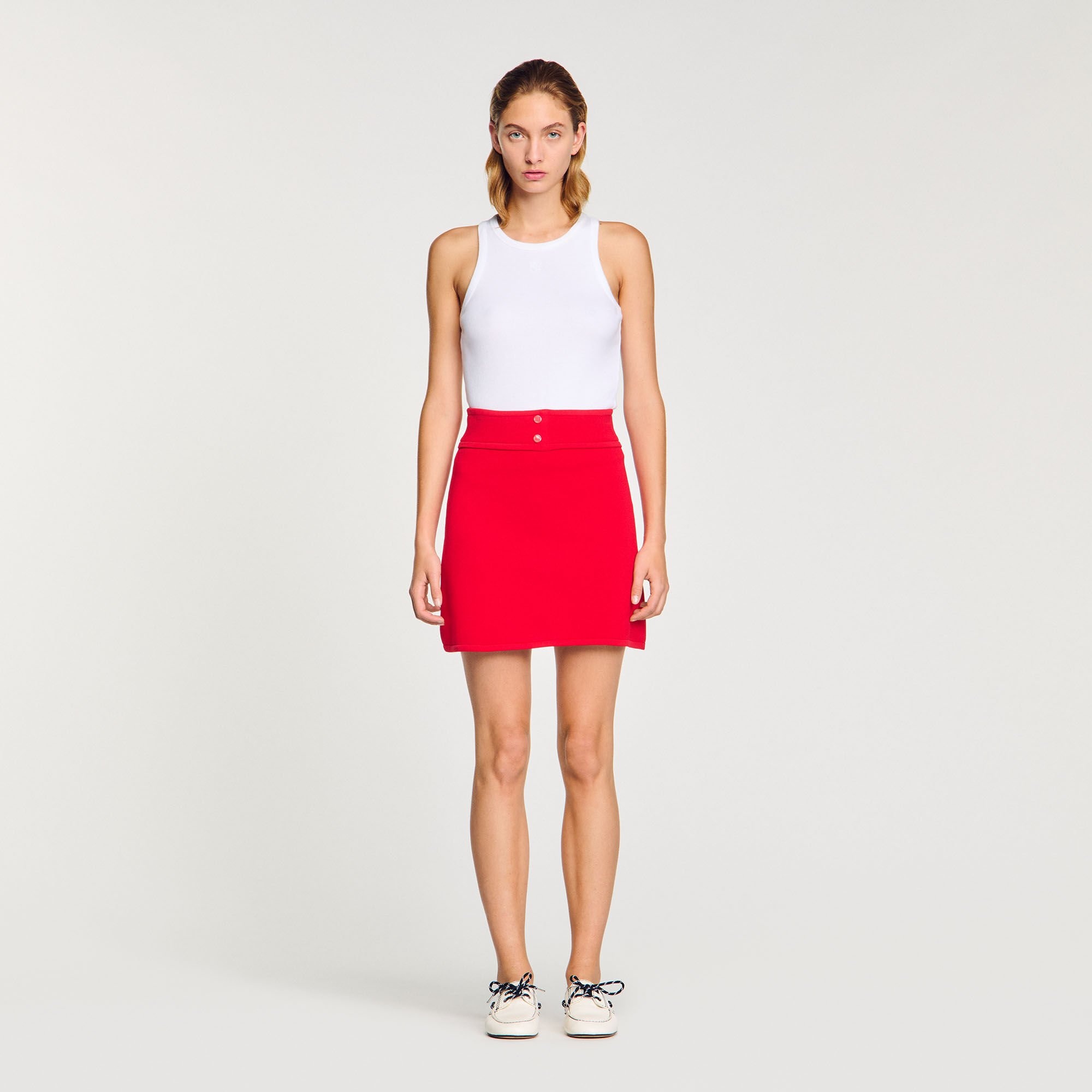 MINI KNIT SKIRT - 2