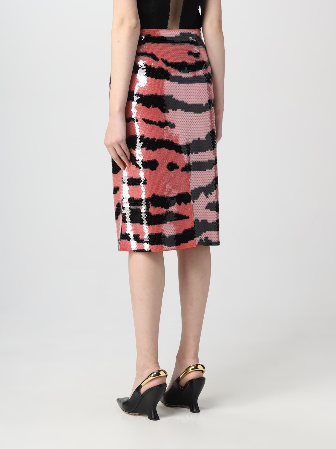 Bottega Veneta sequined fabric skirt - 3