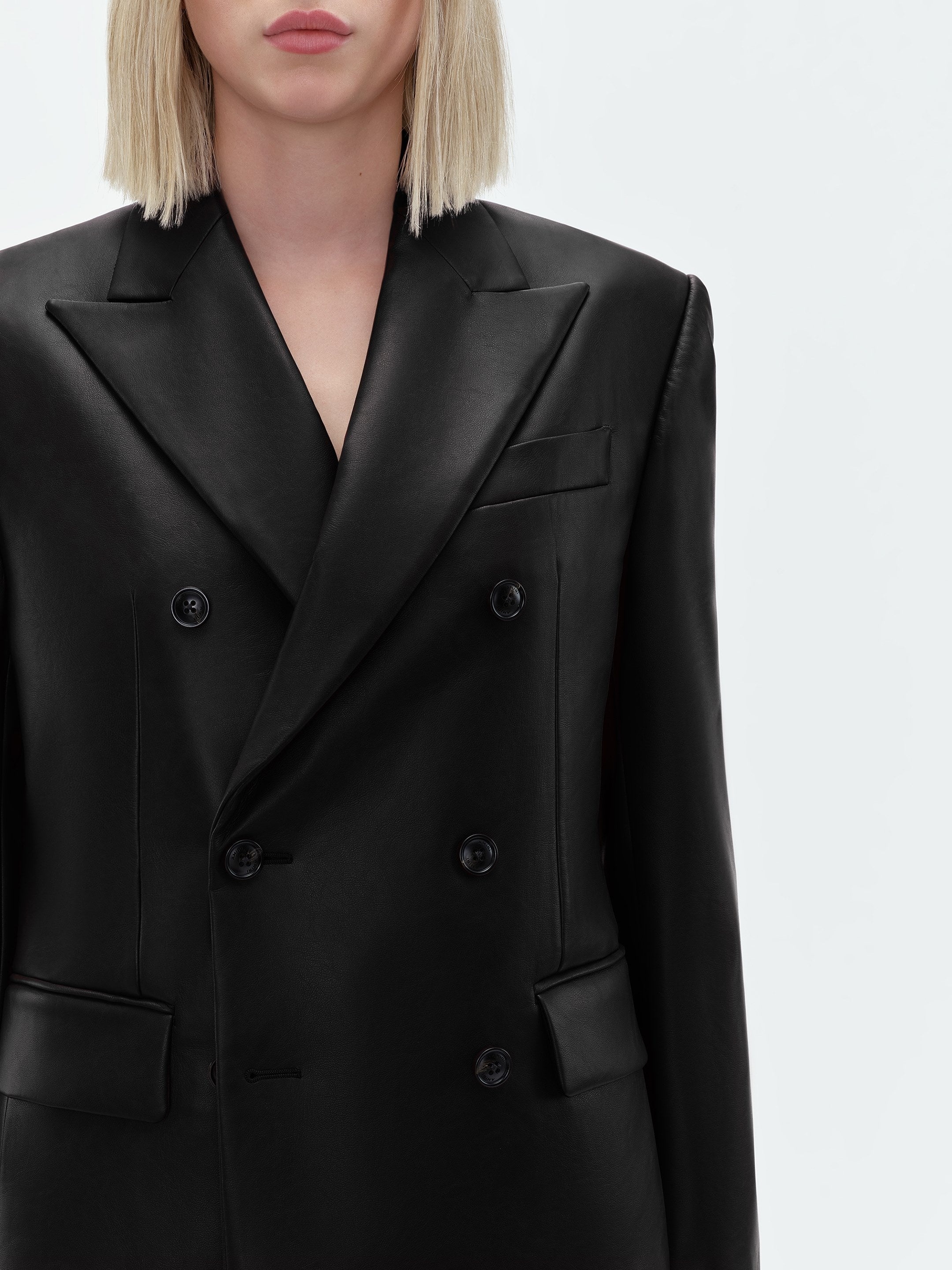 DB VEGAN CROPPED BLAZER - 5