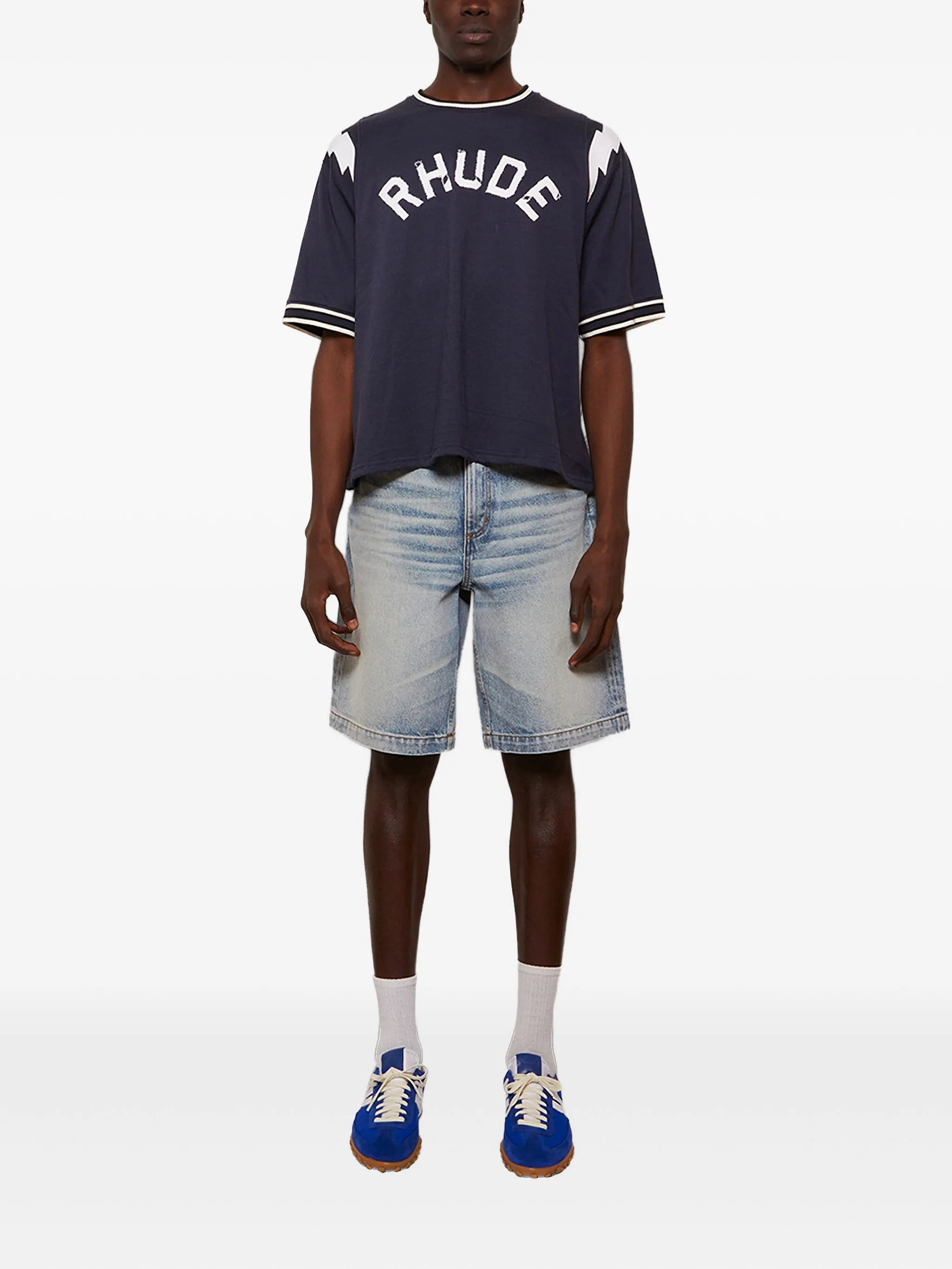 logo-detail baseball T-shirt - 2