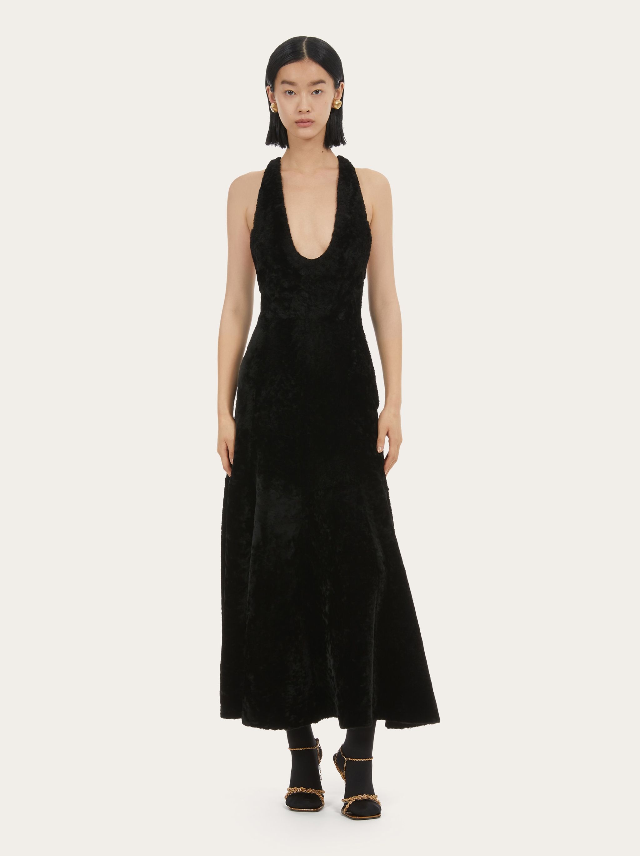 Shaved shearling dress - 5