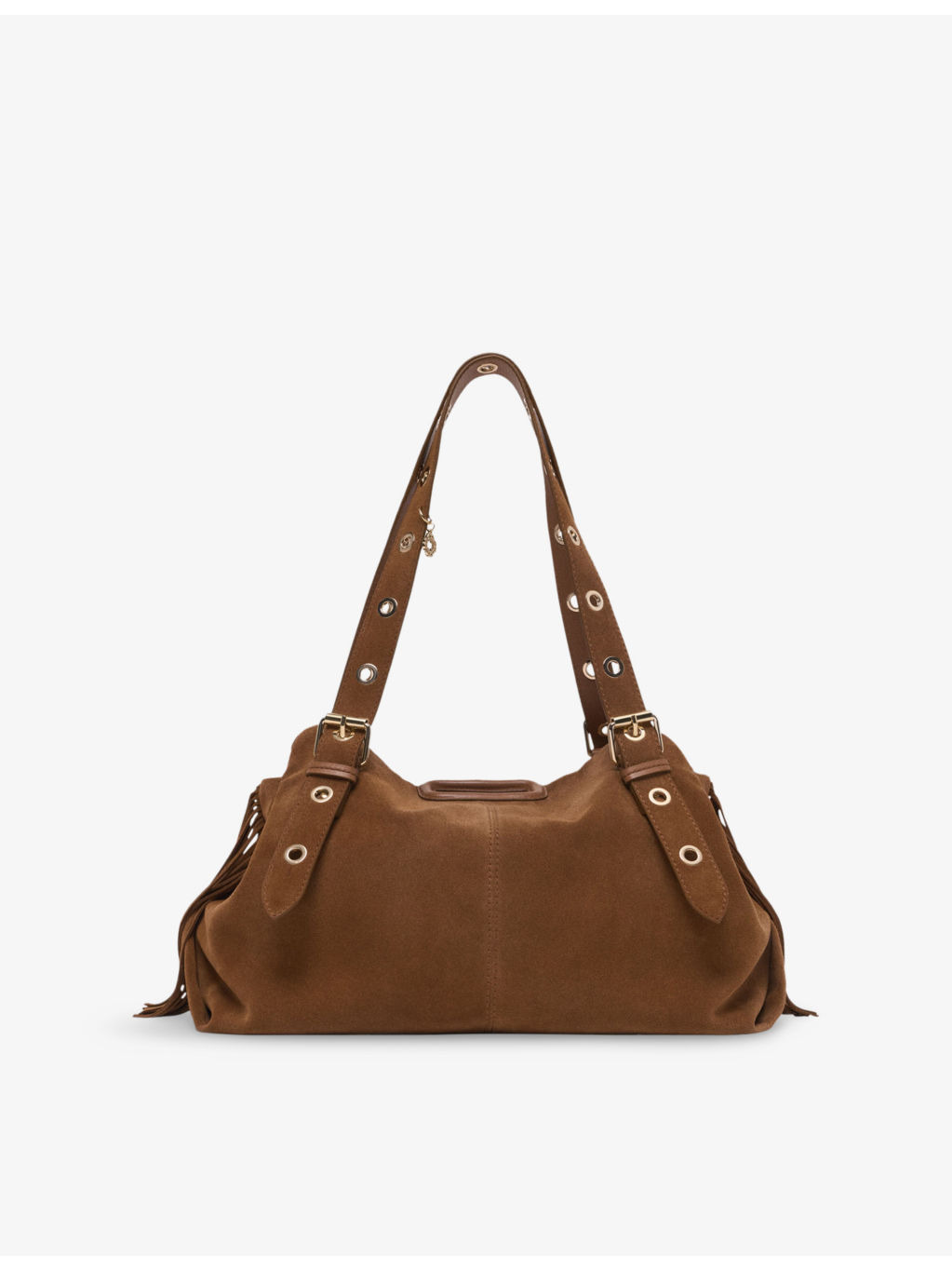 Miss M XL Suede Shoulder Bag - 5