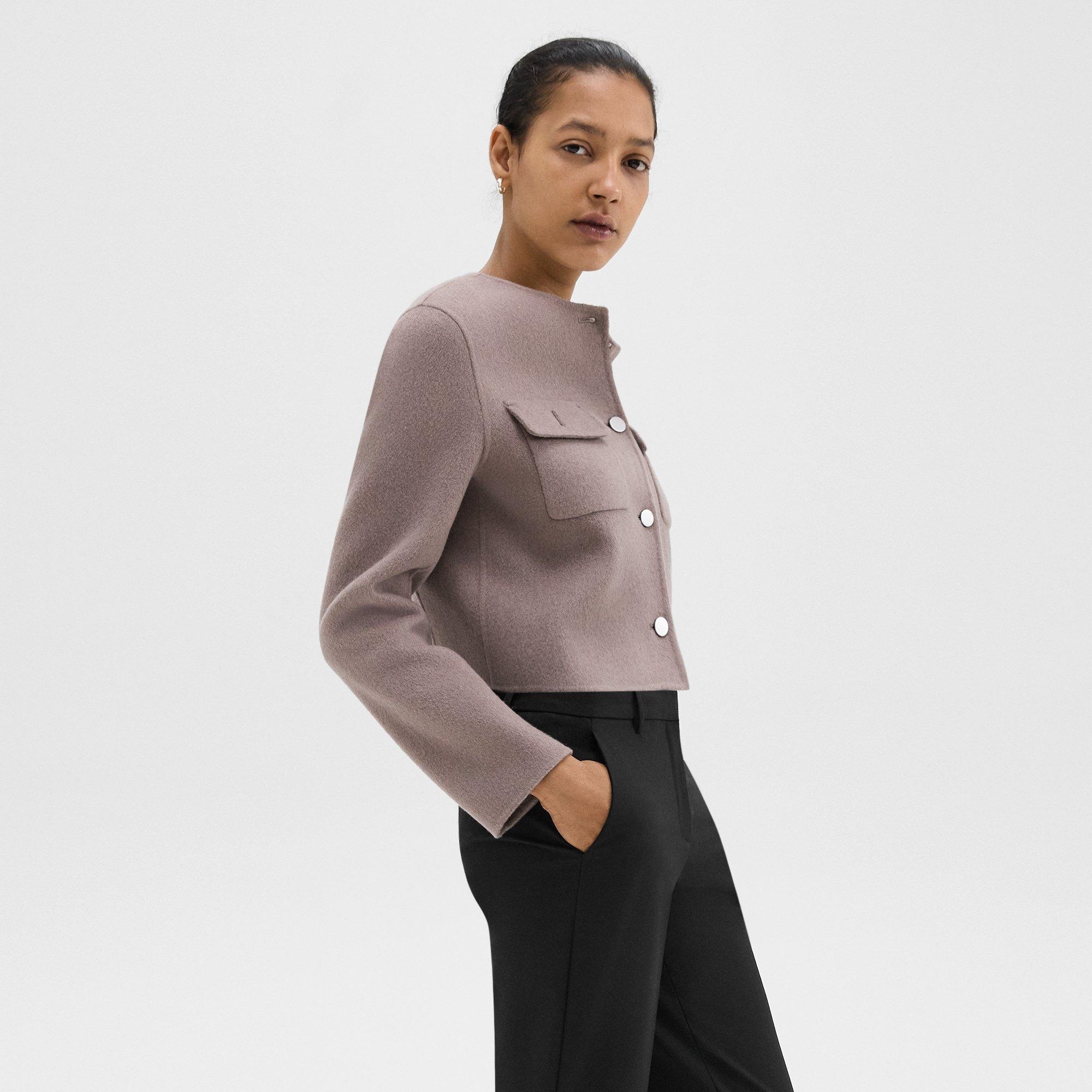Cardigan Jacket in Double-Face Wool-Cashmere - 3