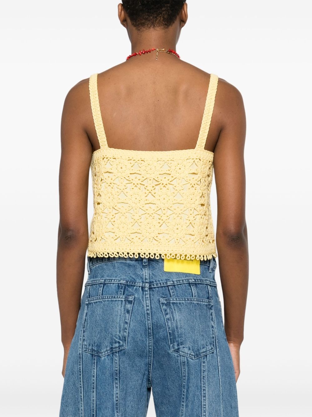 crochet-knit top - 4