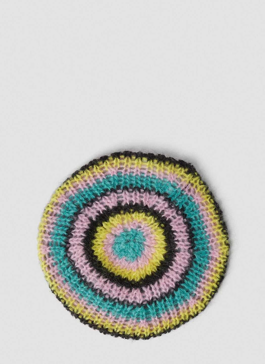 Striped Mohair Beret - 3