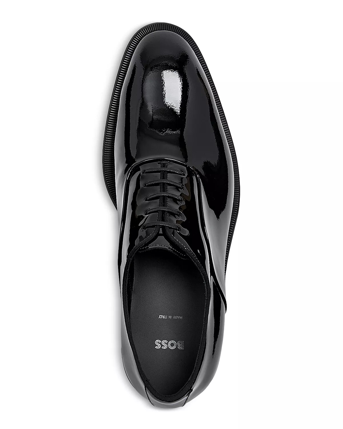 Men's Derrek Patent Formal Lace Up Shoes - 2