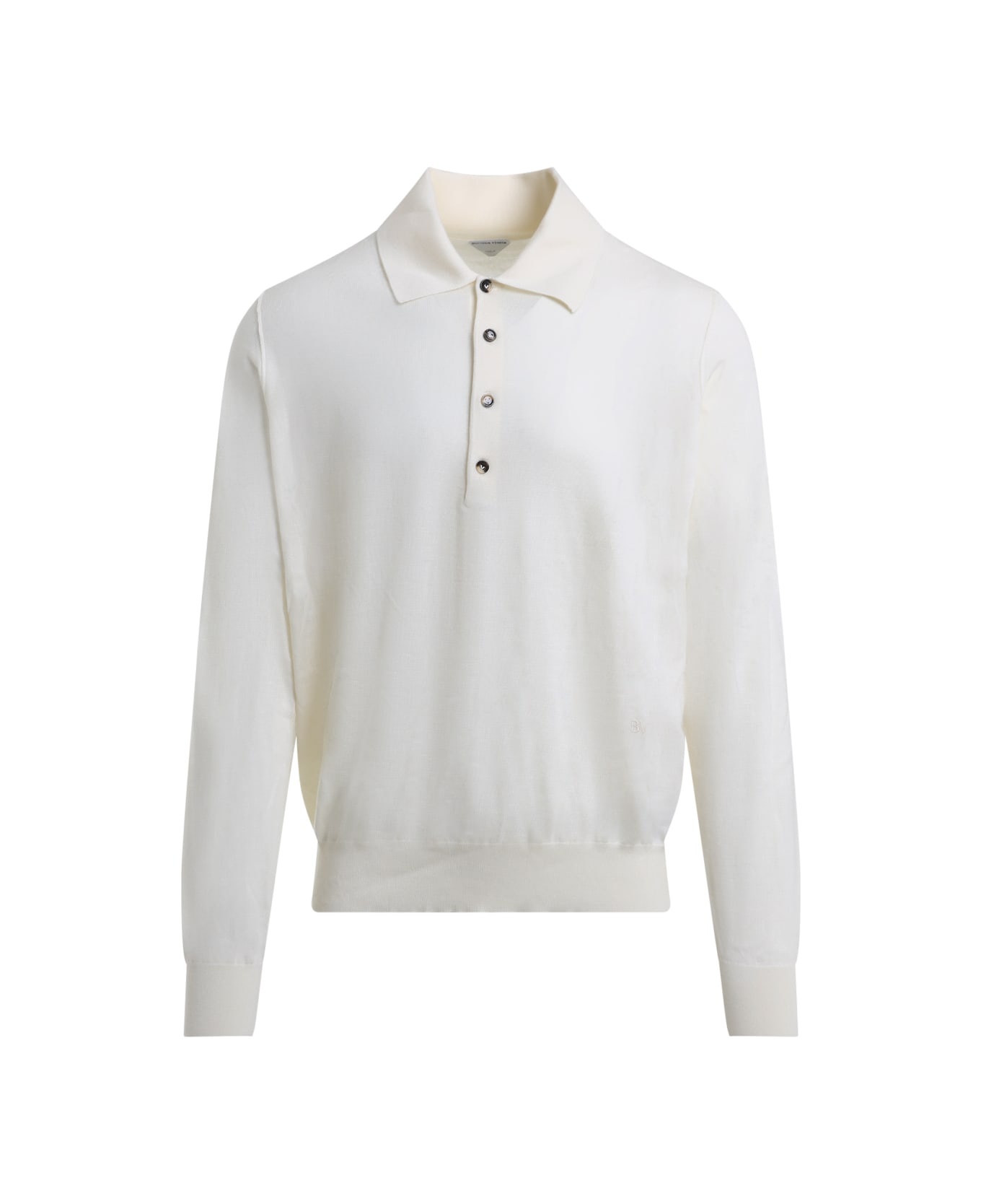 Ivory Cashmere Polo Shirt - 2