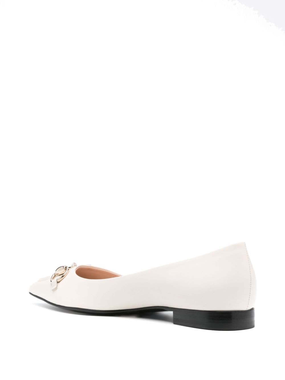 Horsebit-detail ballerina shoes - 3