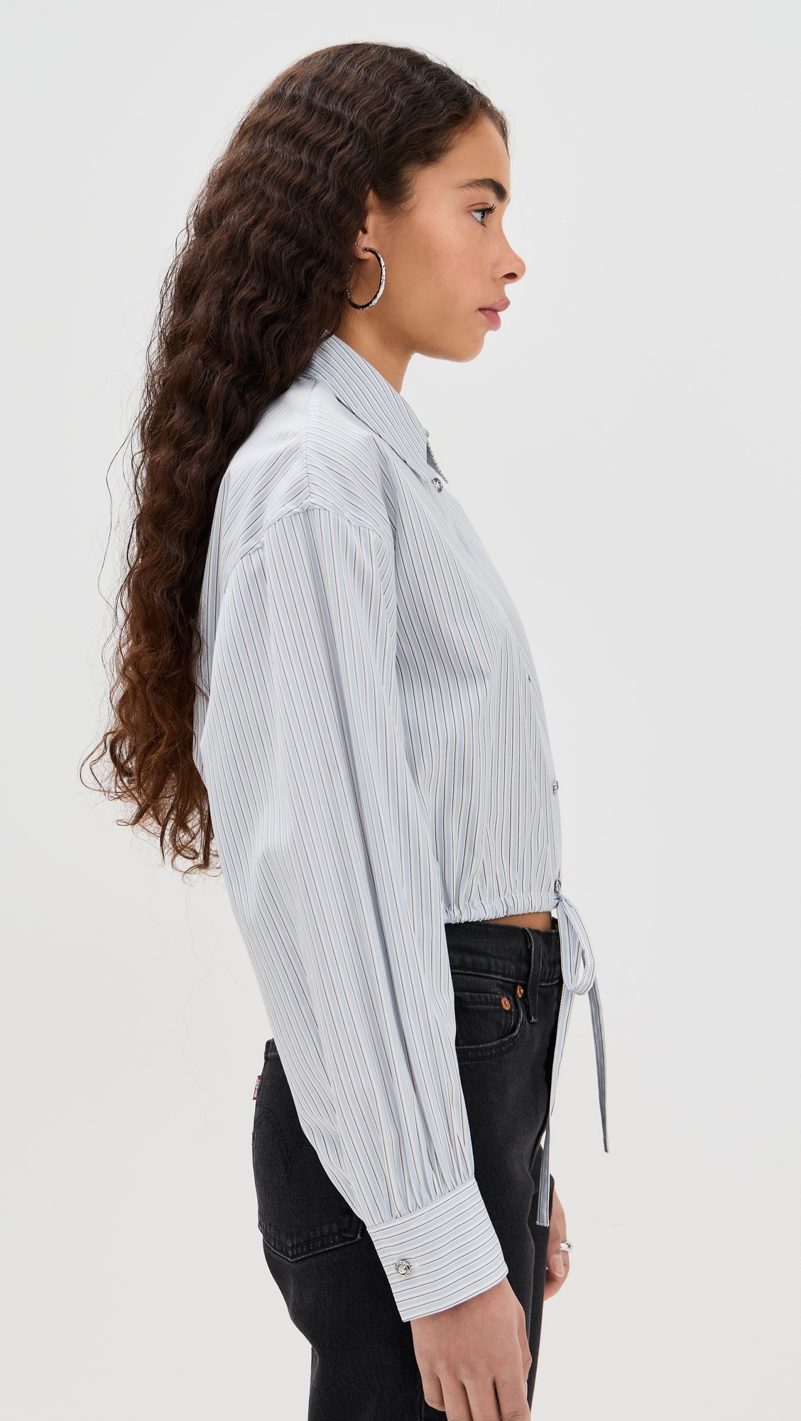 Georgie Stripe Poplin Shirt - 3