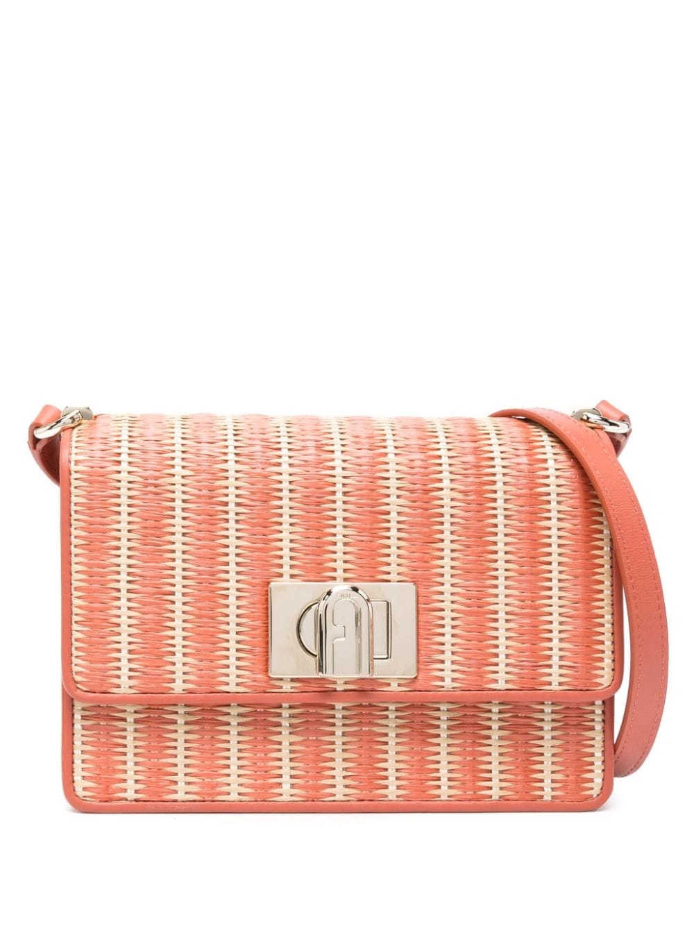 1927 raffia shoulder bag - 1