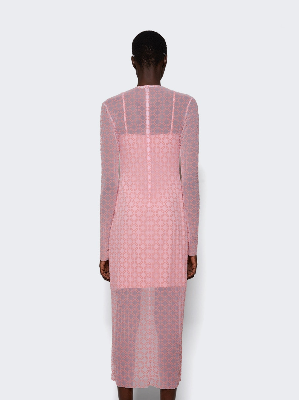 Midi Tulle Dress Skin Rose - 4
