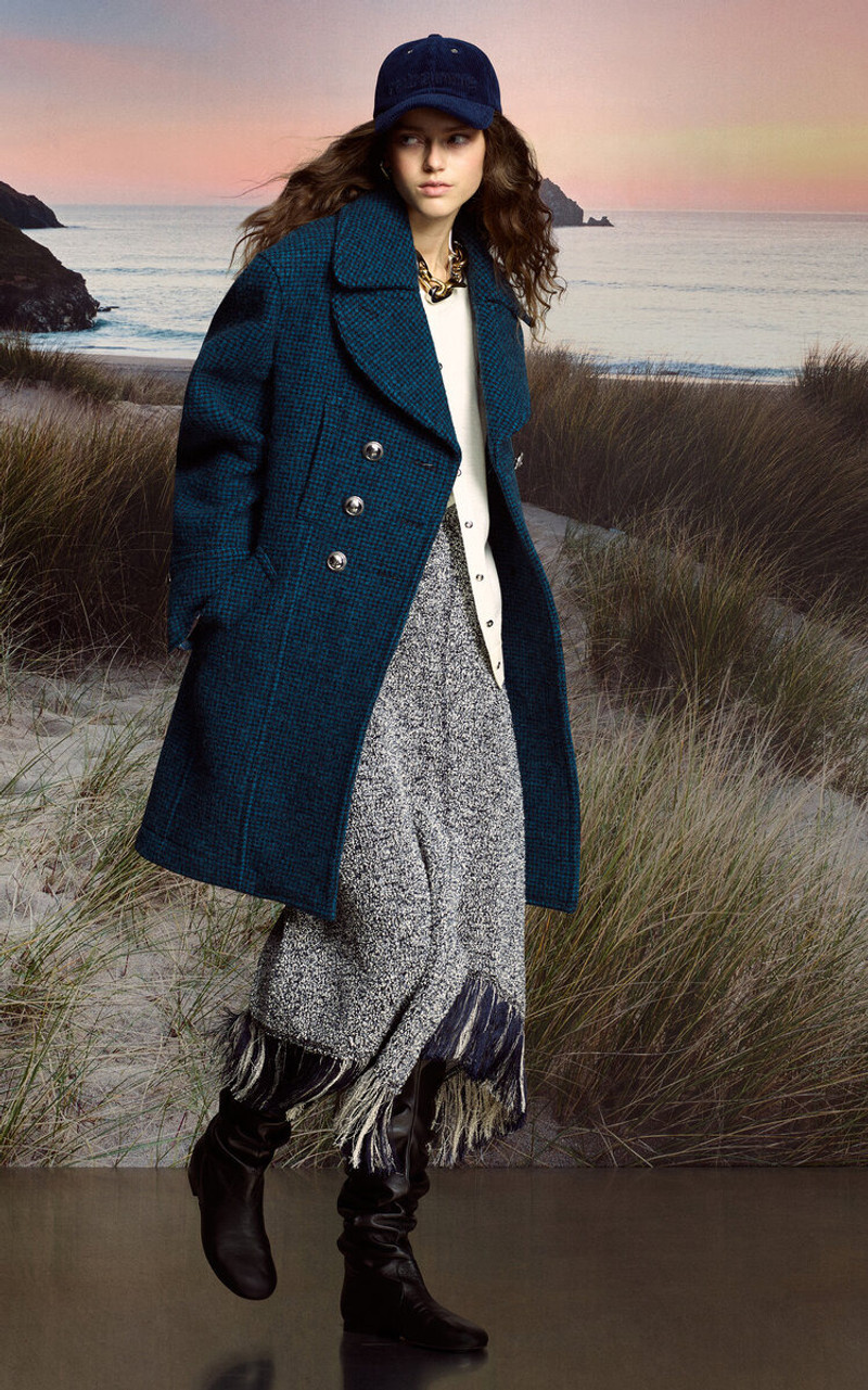 rabanne Fringed Bouclé Midi Skirt multi outlook