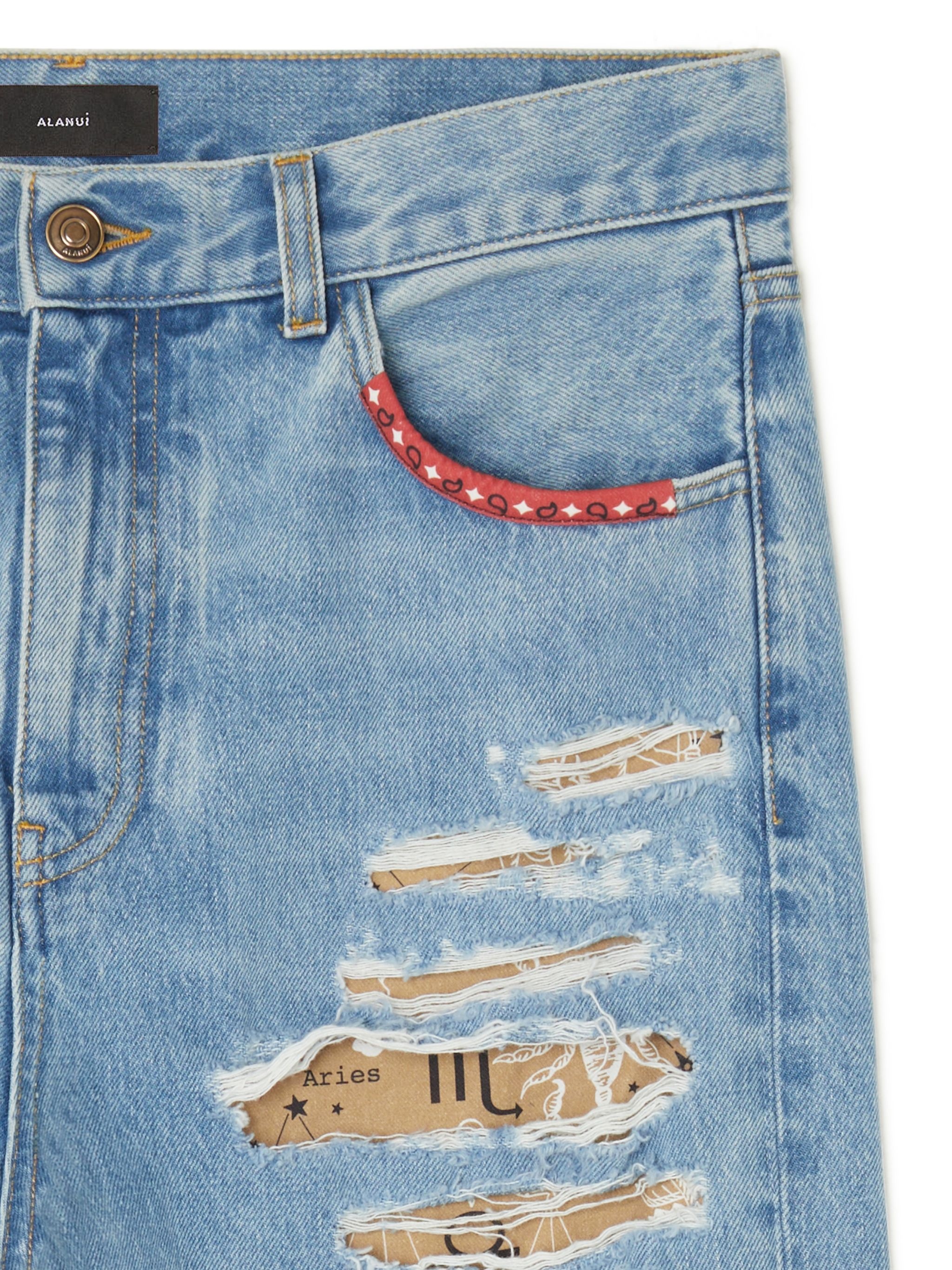 The Twelve Signs Denim Pants - 8