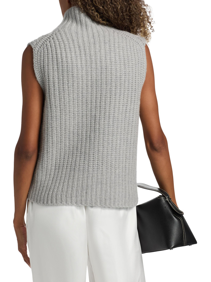 Women's Jocelyne Cashmere Vest - Dove Grey 5