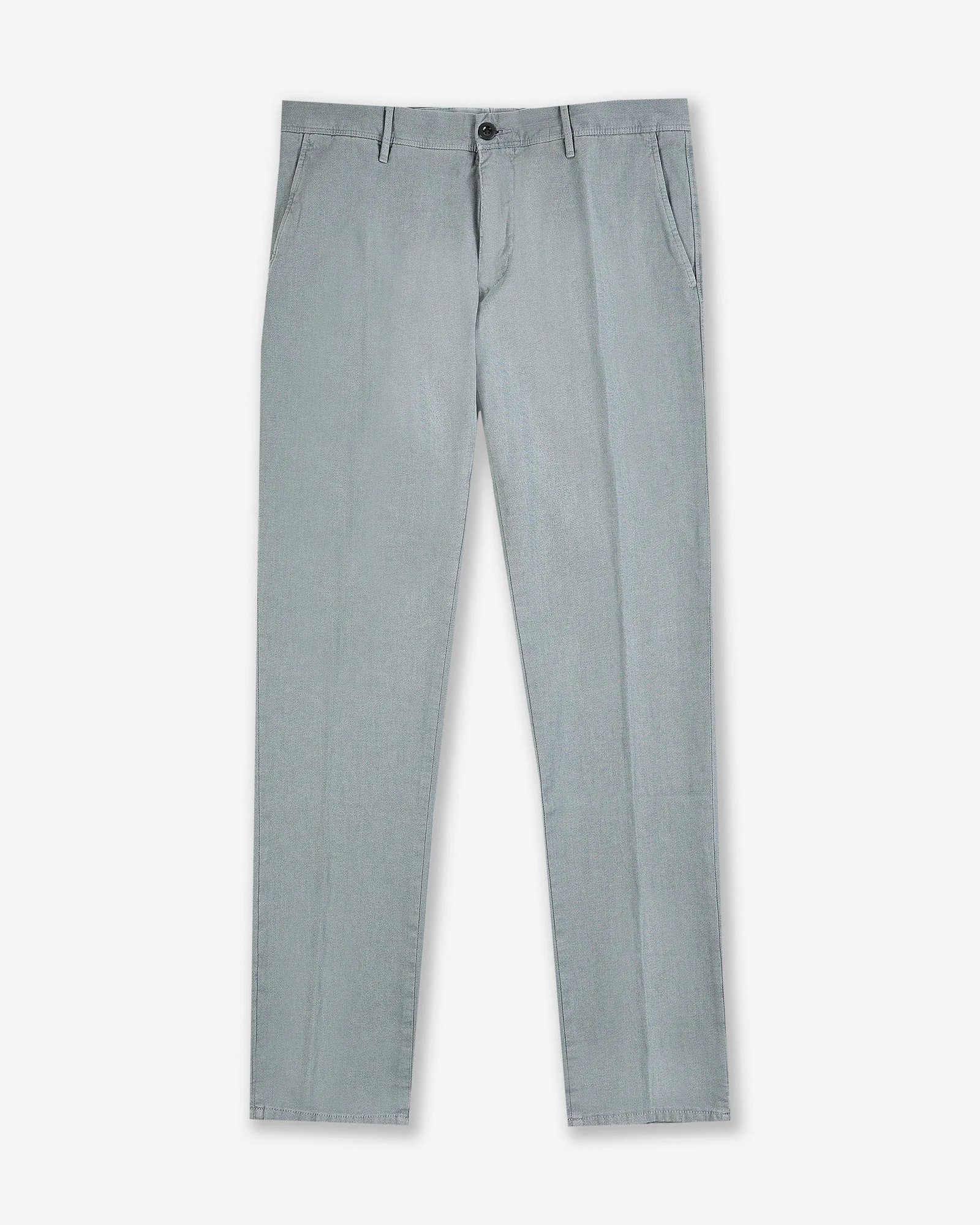 Slim-fit cotton twill trousers - 1