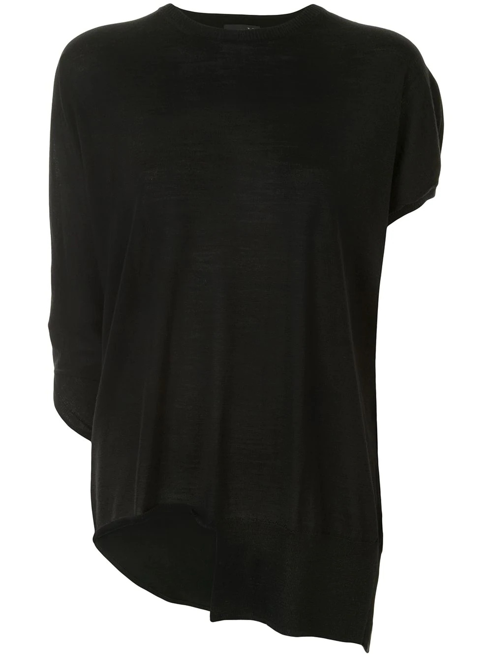 asymmetric lightweight T-shirt - 1