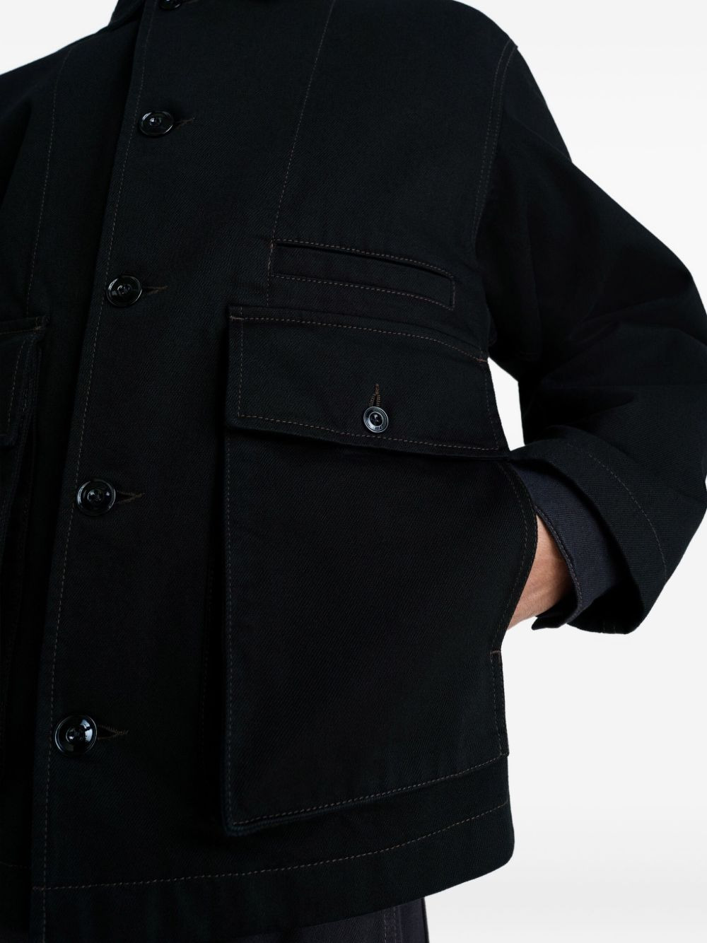 boxy denim jacket - 5