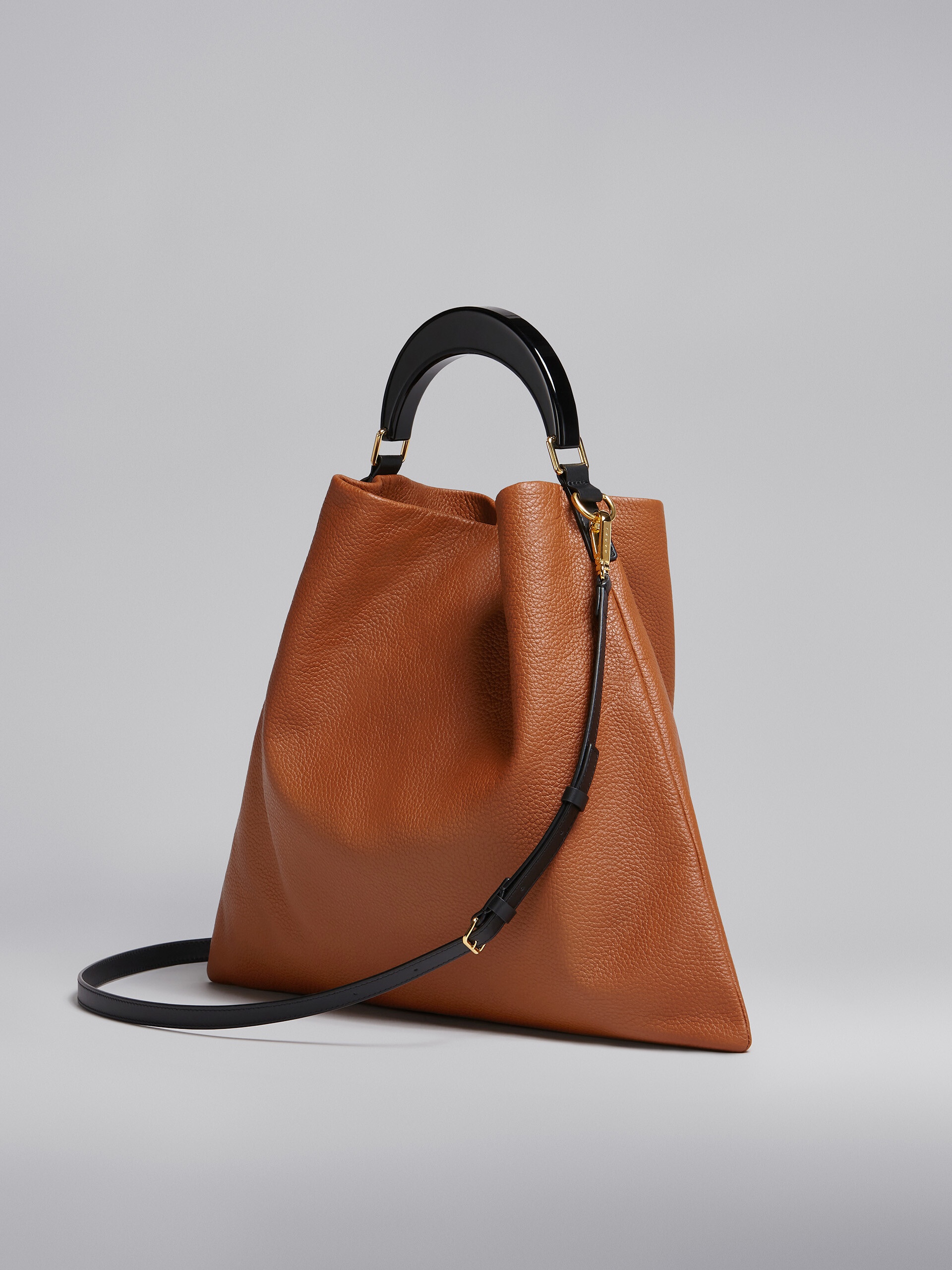 VENICE MEDIUM BAG IN BROWN LEATHER - 3