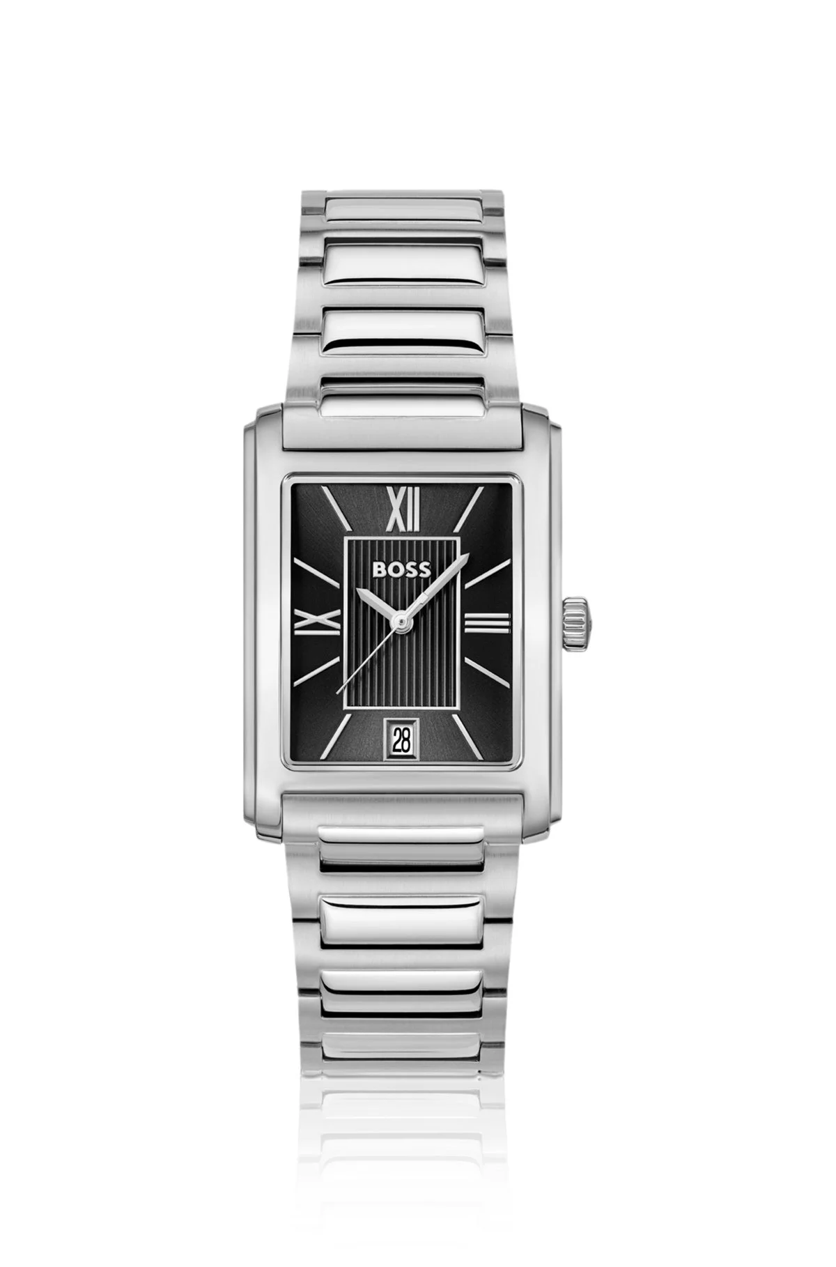 BLACK-DIAL WATCH WITH GOLD-EFFECT BRACELET - 1
