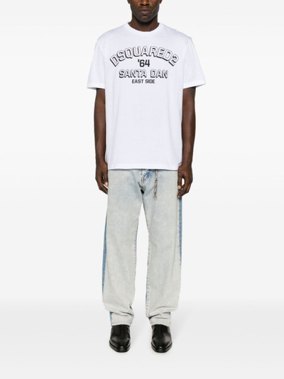 DSQUARED2 logo-embossed cotton T-shirt outlook