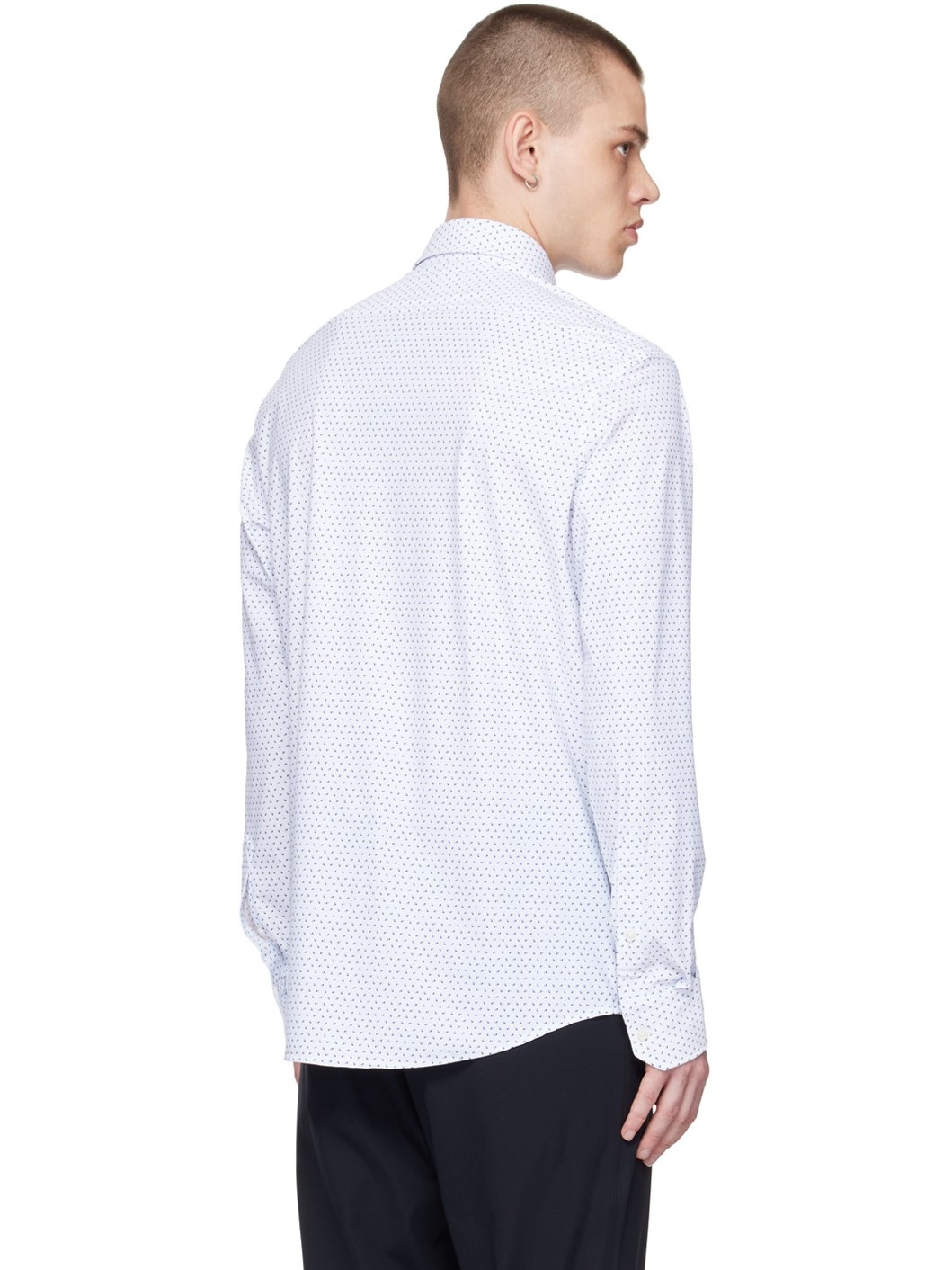White Regular-Fit Shirt - 3