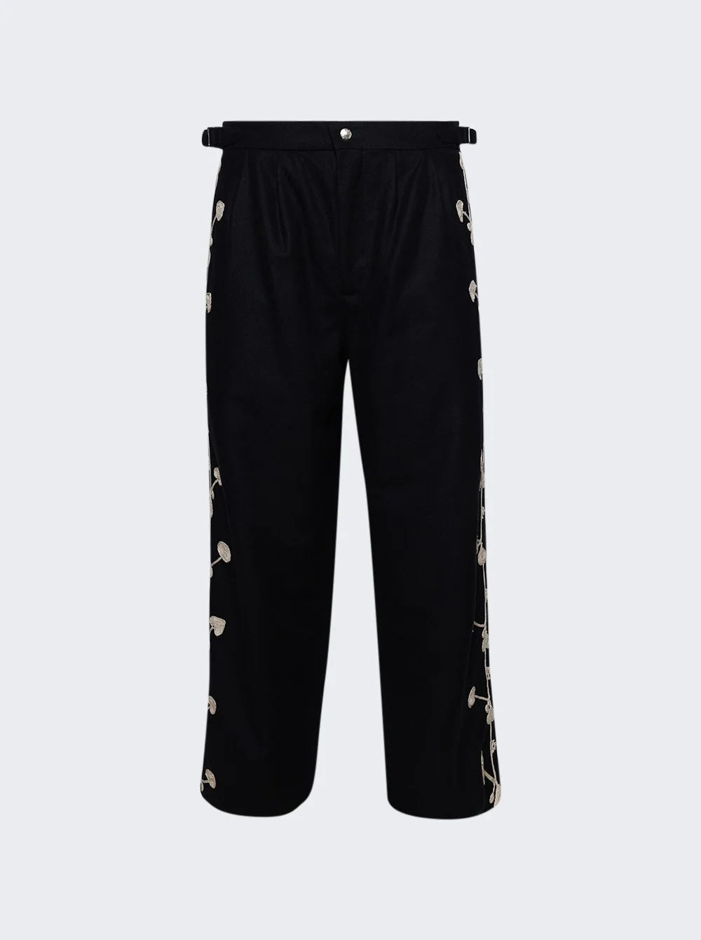 Snowdrop Applique Trousers Navy - 1
