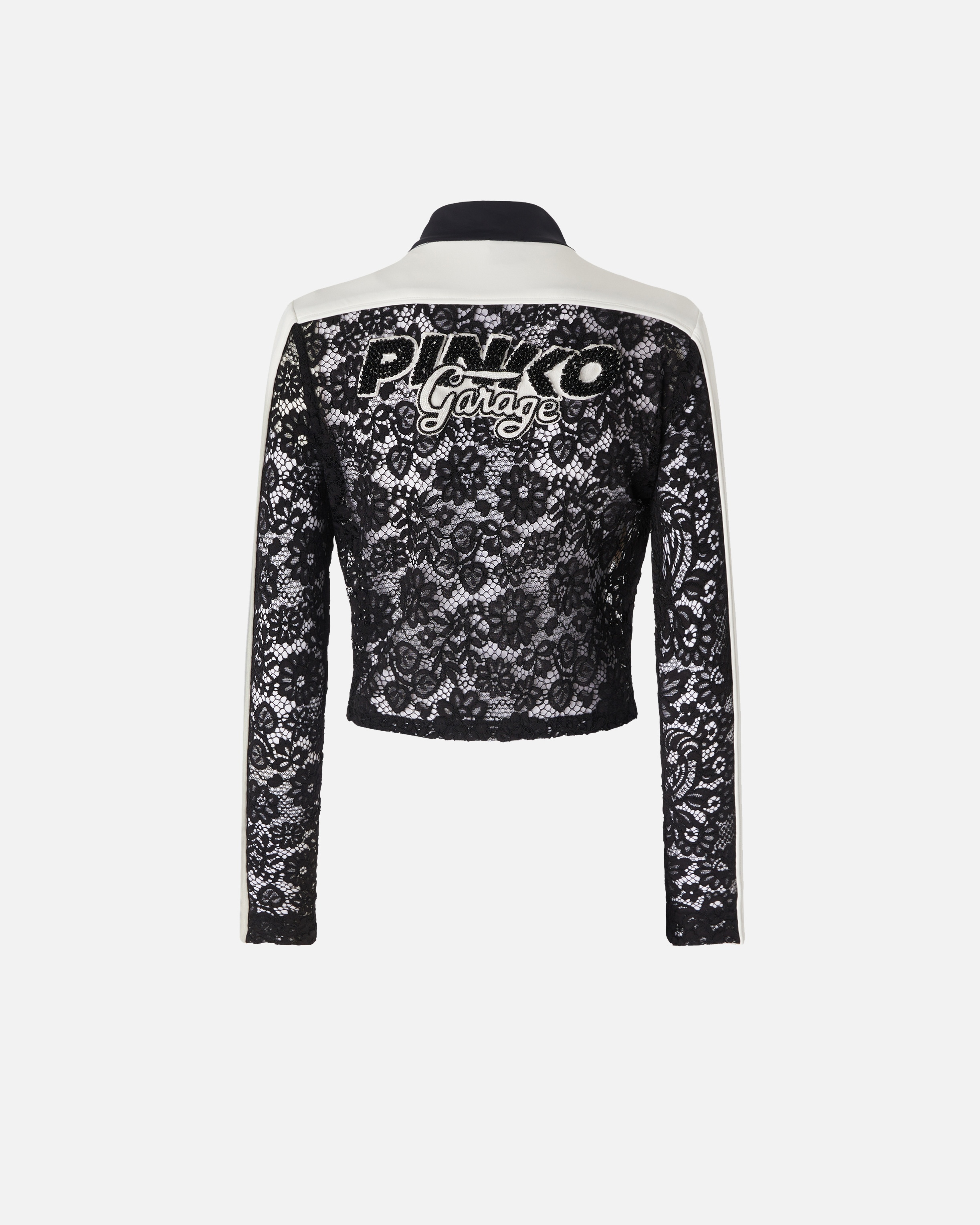 LIGHT LACE JACKET WITH EMBROIDERED PATCHES - 6