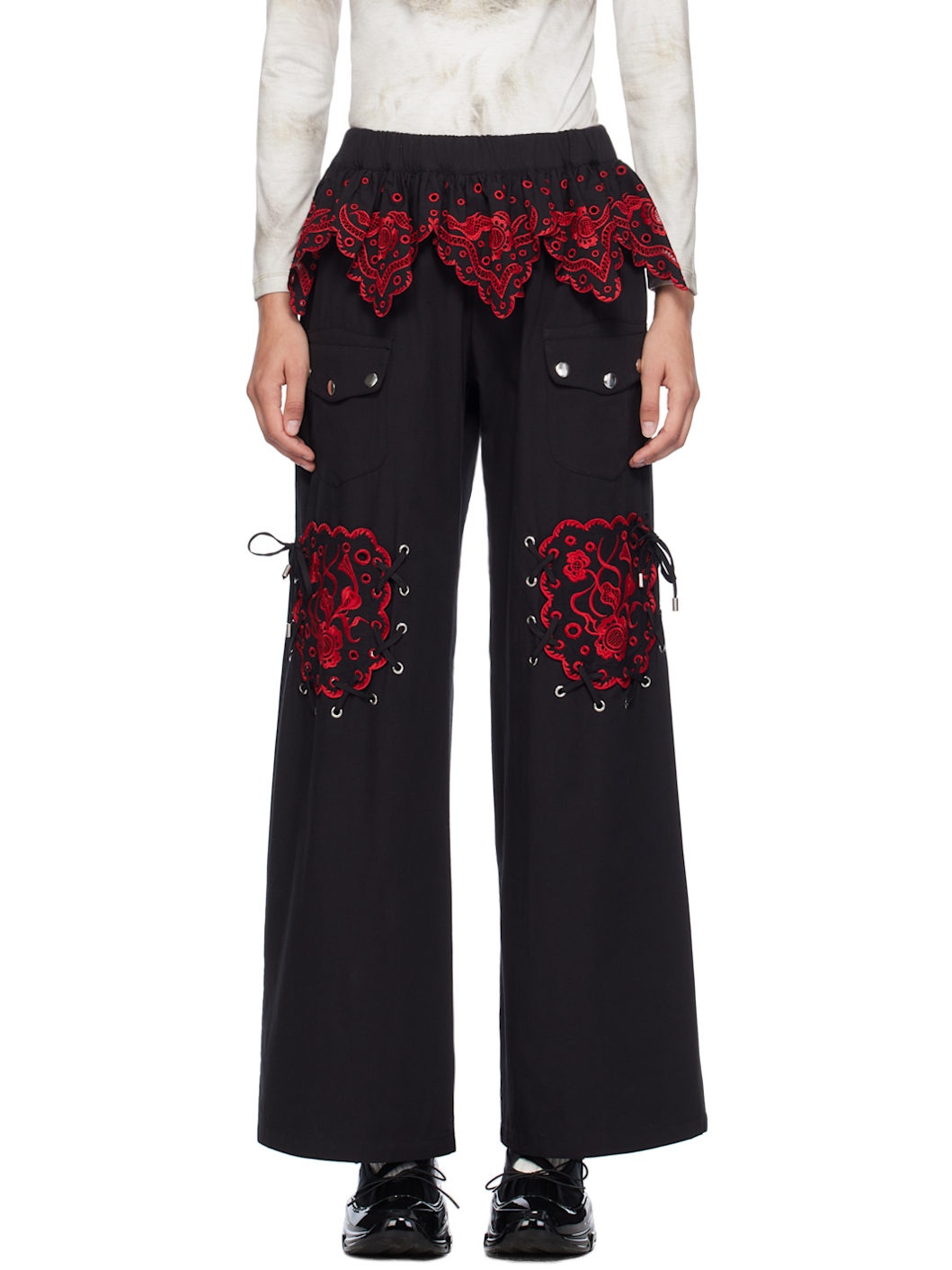 Black Lansky Trousers - 1